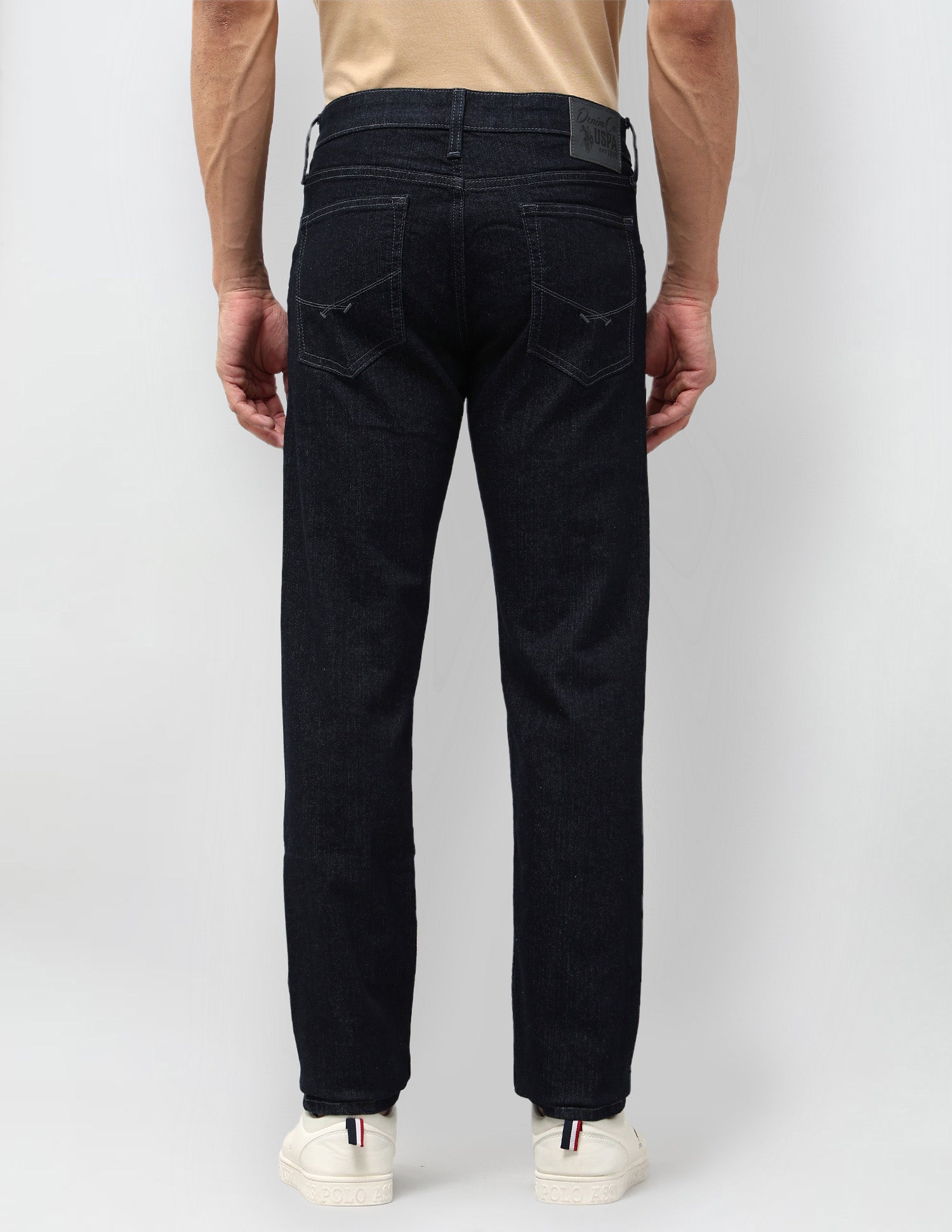 Regallo Skinny Fit Blue Jeans Dark Wash - U.S. POLO ASSN. | Large