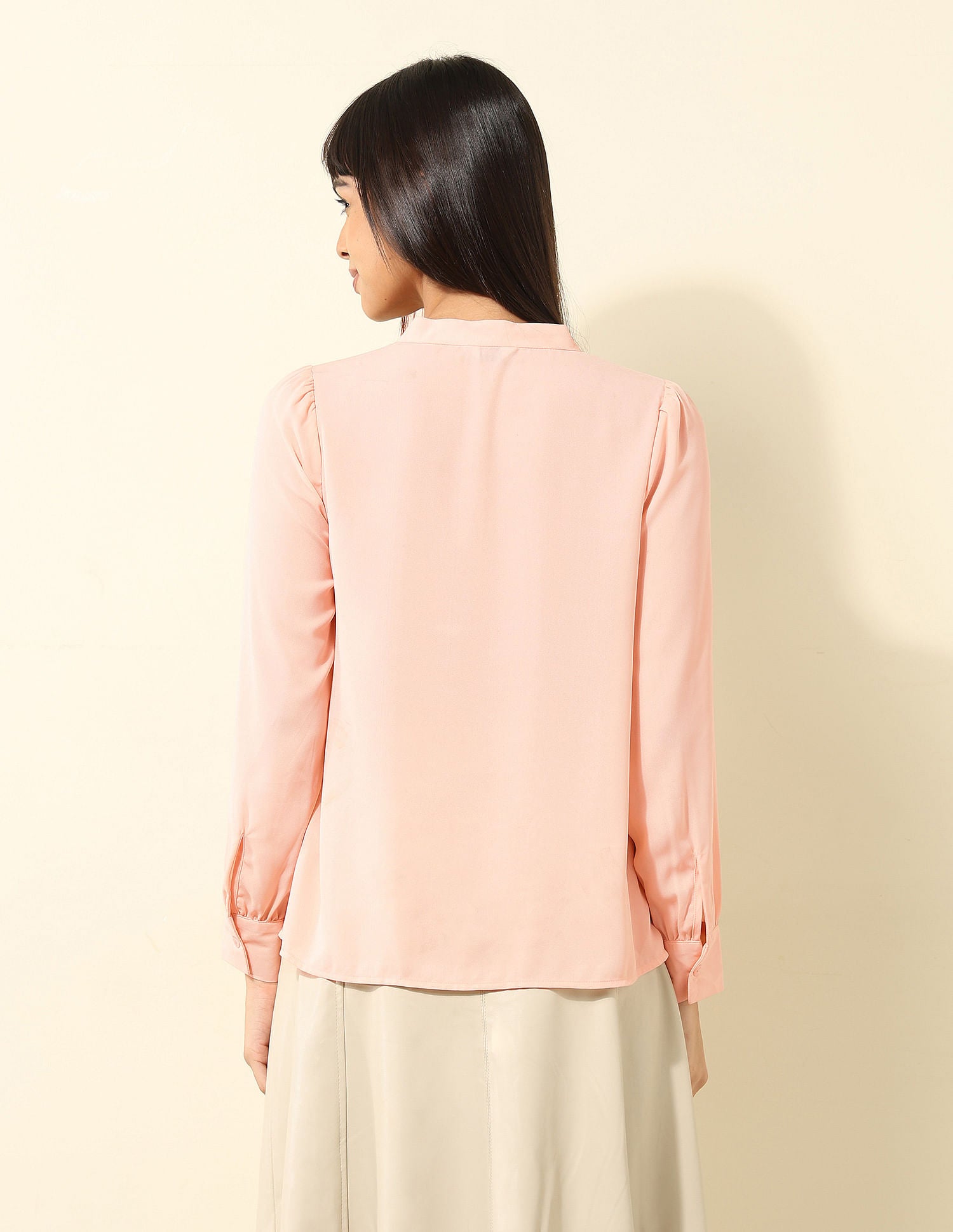 Lace Detailed Top Beige - U.S. POLO ASSN. | Large