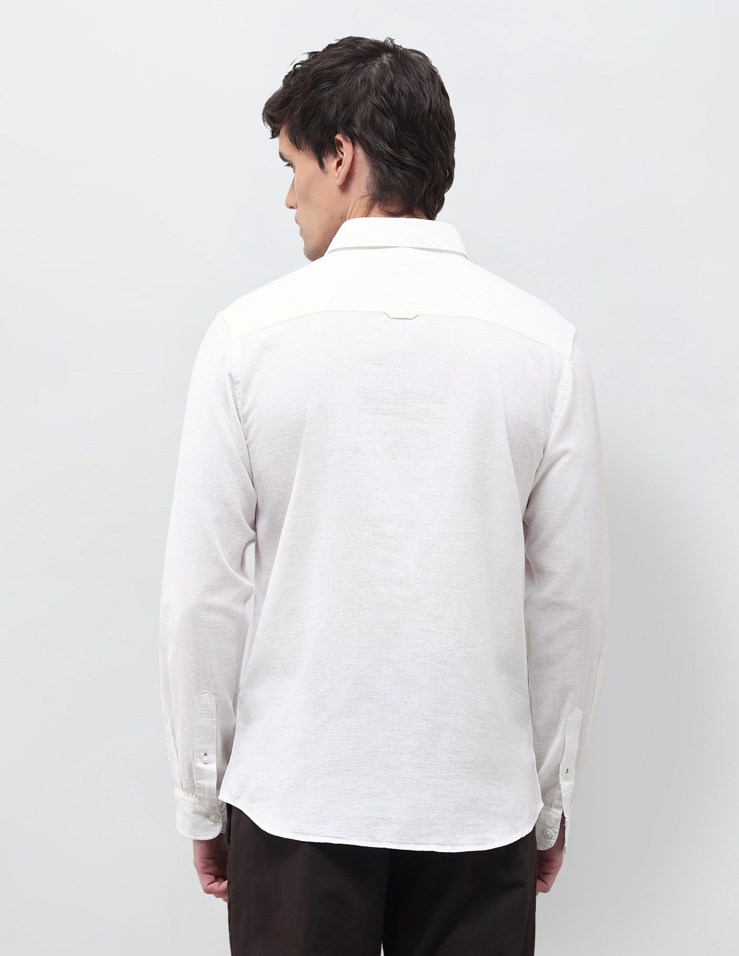 Solid Regular Fit Shirt White - U.S. Polo Assn. India | Large