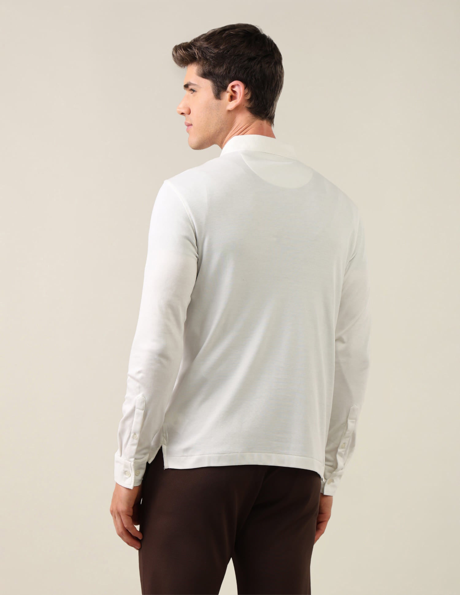 Solid Slim Fit Polo Shirt White - U.S. Polo Assn. India | Large