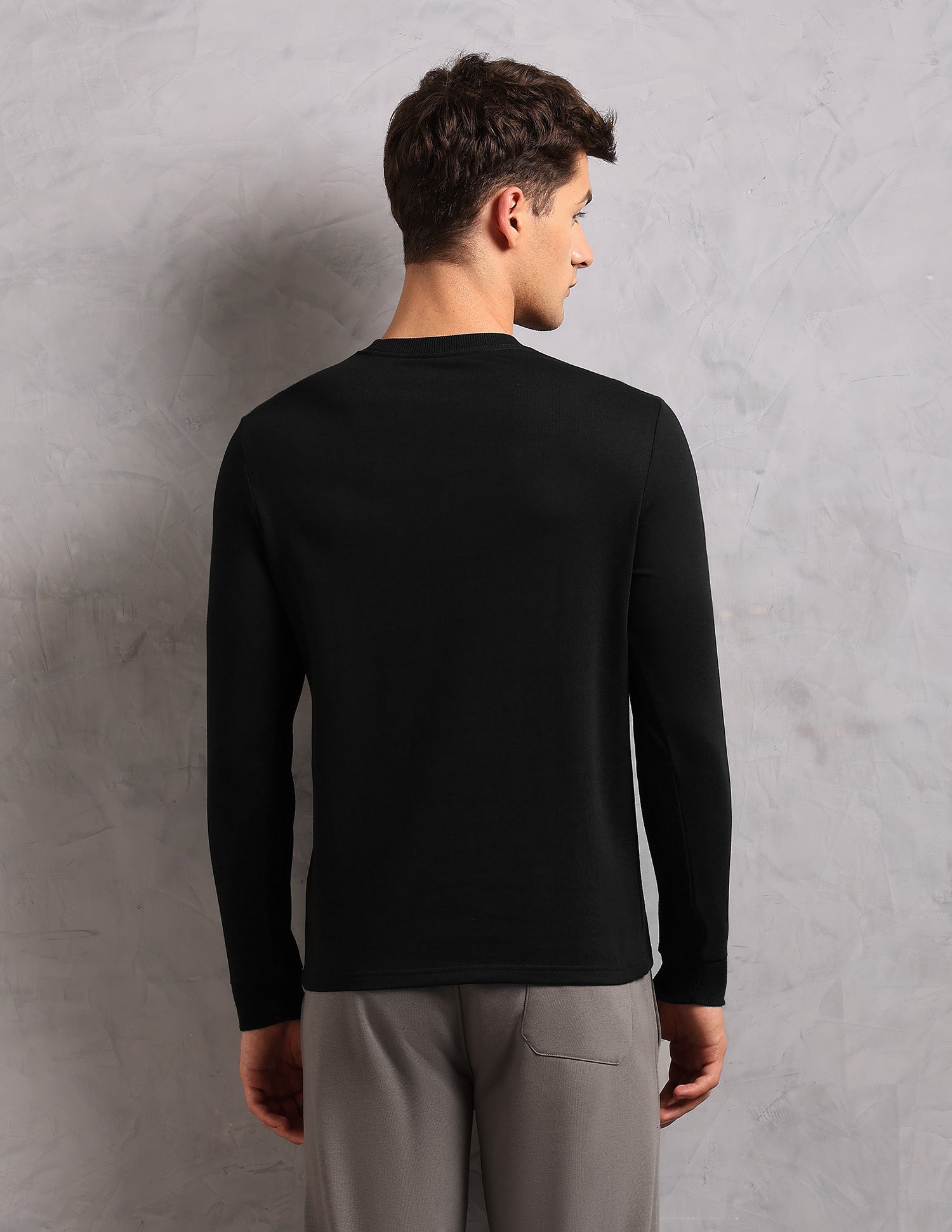 Comfort Fit Solid OEE14 Lounge T-Shirt - Pack Of 1 Black - U.S. POLO ASSN. | Large