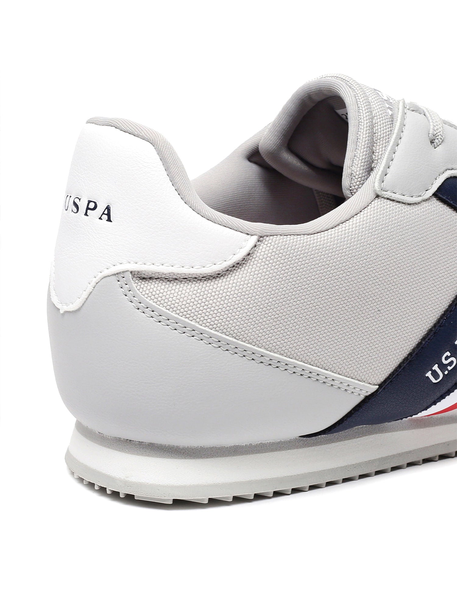 Panelled Lace Up Adler 2.0 Sneakers Grey - U.S. Polo Assn. India | Large