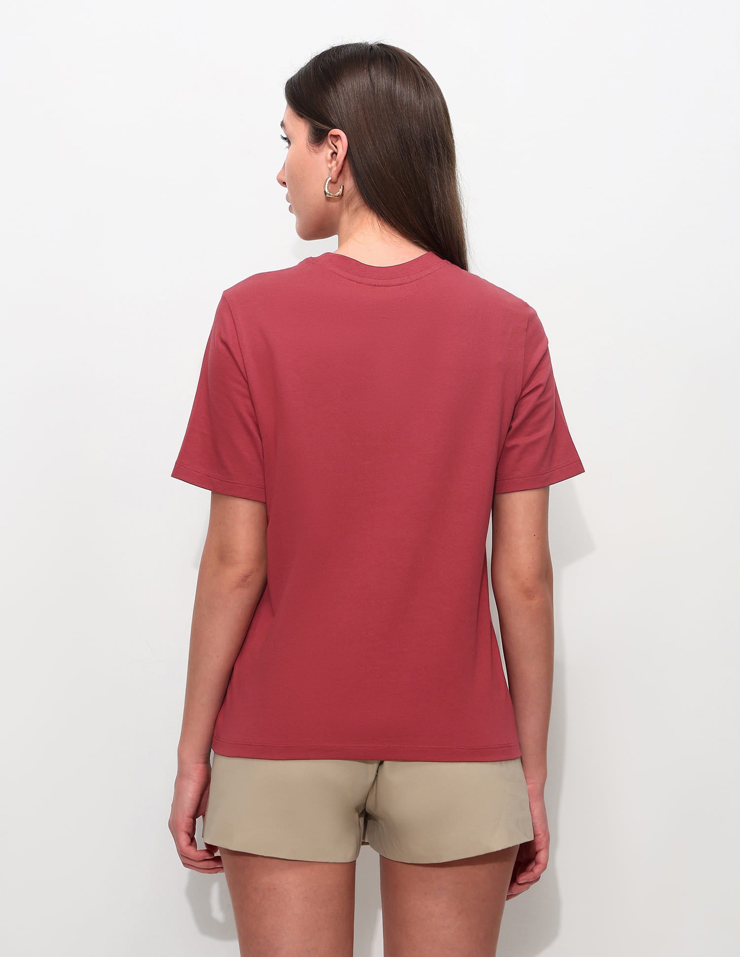 Boxy Fit Brand Printed T-Shirt Red - U.S. Polo Assn. India | Large