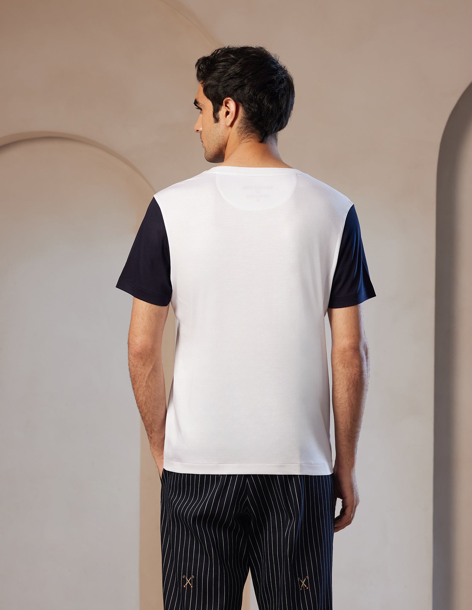 Pacho X Crest Logo Slim Fit T-Shirt White - U.S. POLO ASSN. | Large