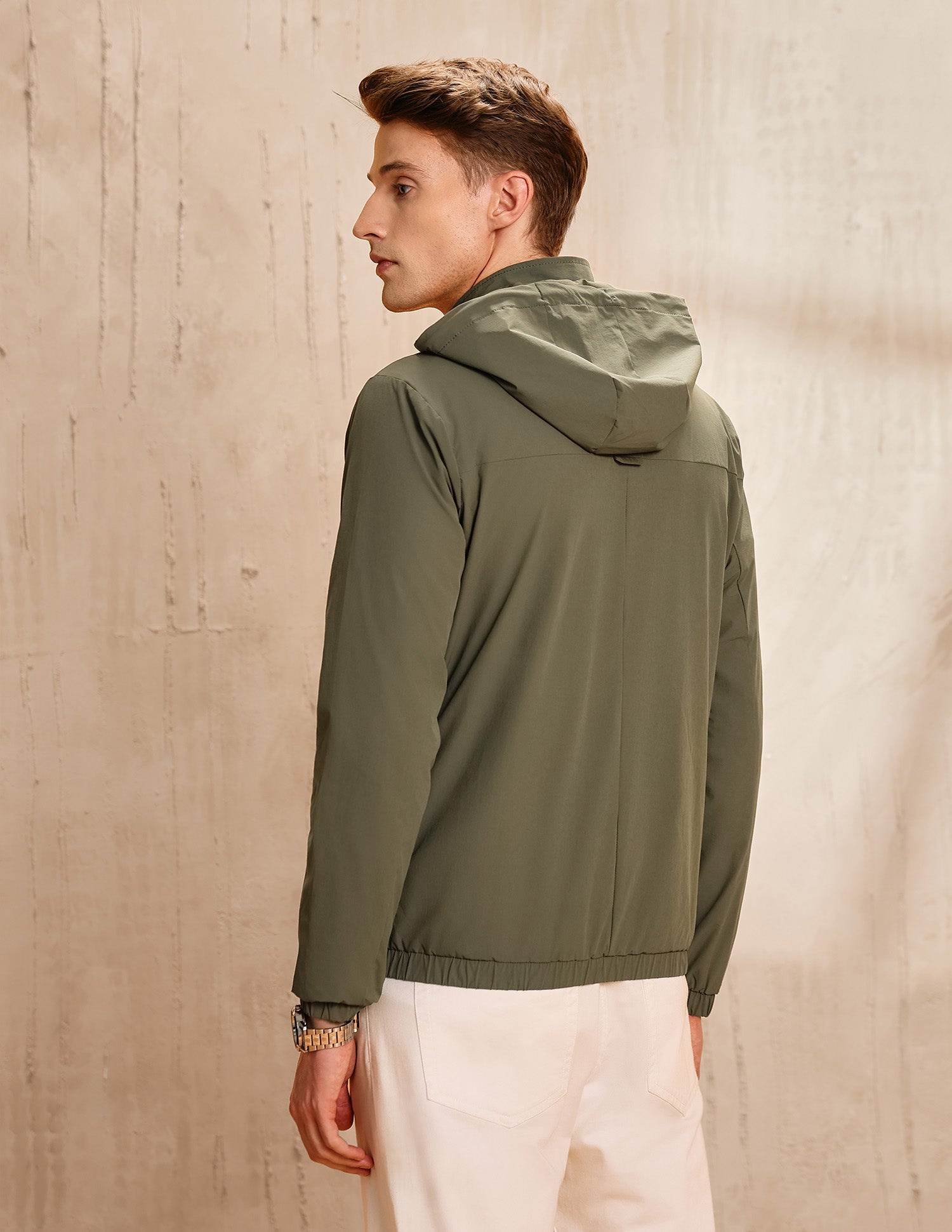 Detachable Hood Legend Of Horseshoe Jacket Olive - U.S. POLO ASSN. | Large