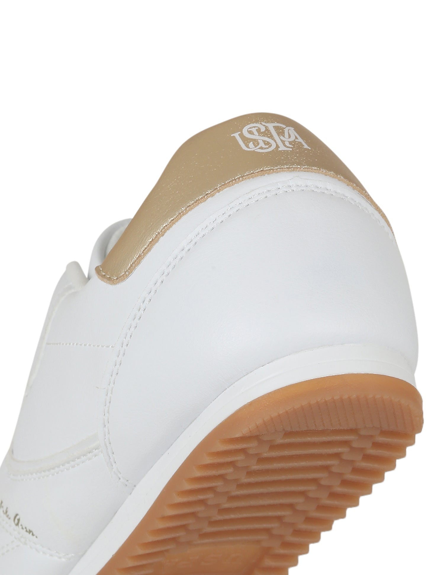 U.S. Polo Assn. Women Bruna Round Toe Casual Sneakers White - U.S. POLO ASSN. | Large