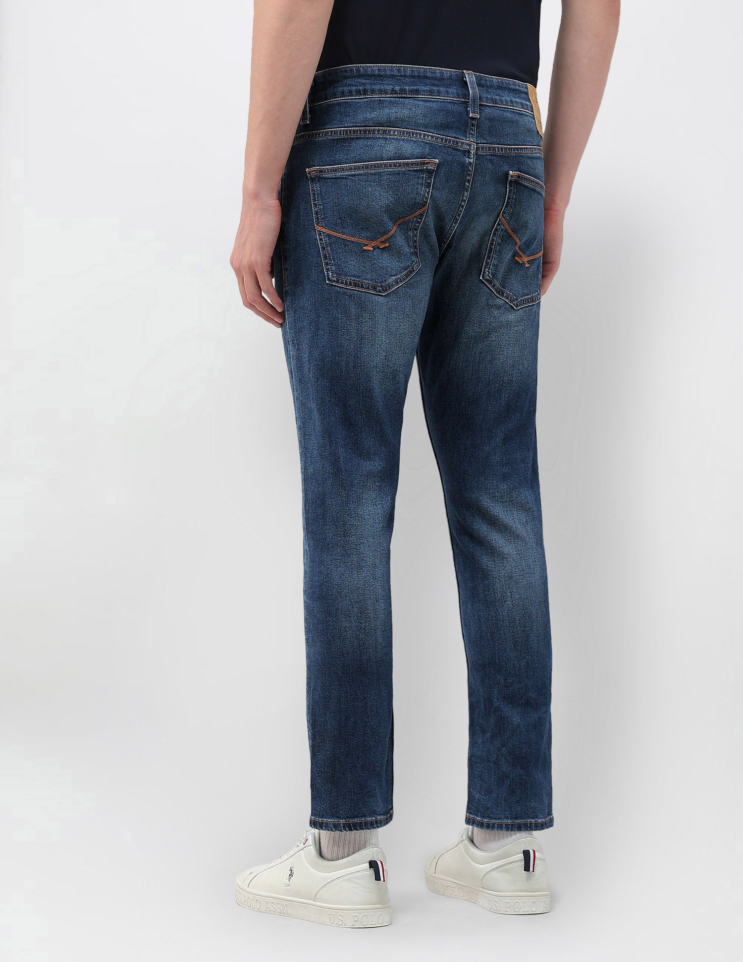 Henry Tapered Fit Kooltex Performance Jeans Dark Blue - U.S. POLO ASSN. | Large