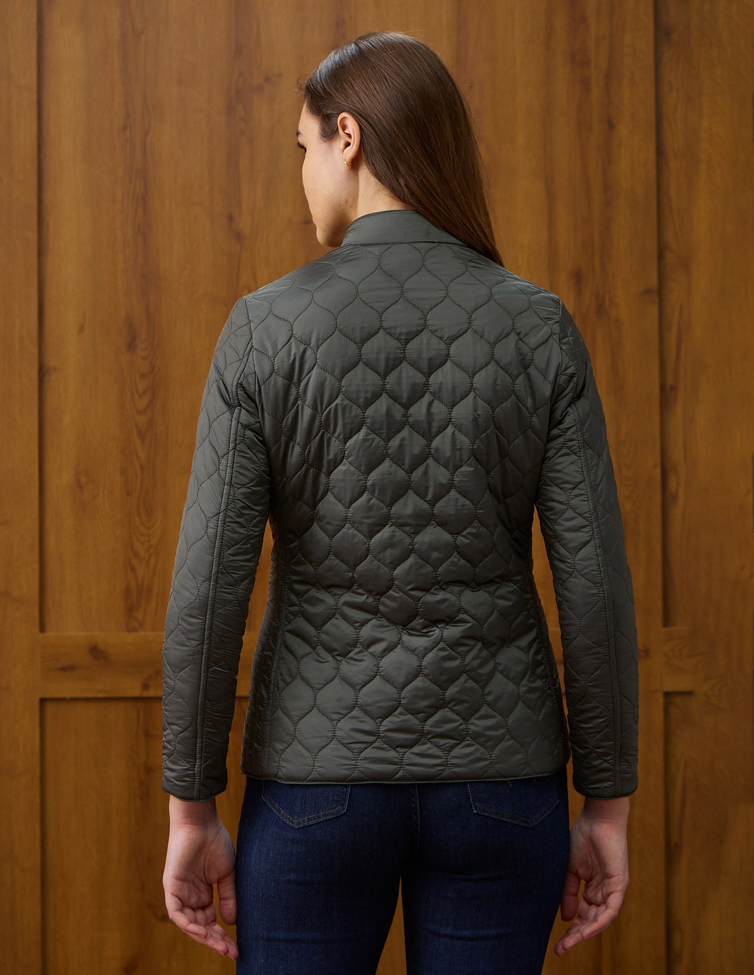 Solid Regular Fit Jacket Green - U.S. POLO ASSN. | Large