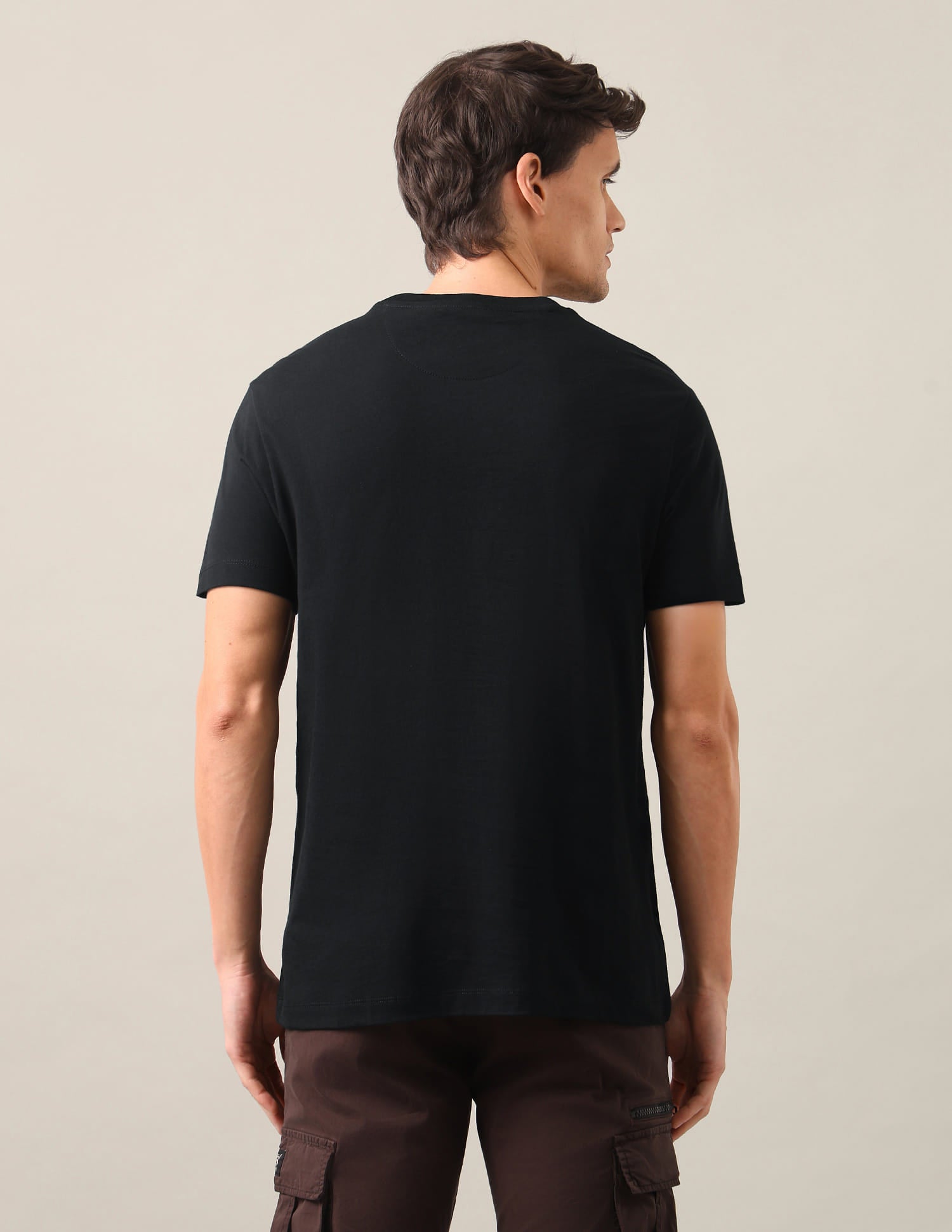 Typographic Brand Printed Regular Fit T-Shirt No colour - U.S. Polo Assn. India | Large