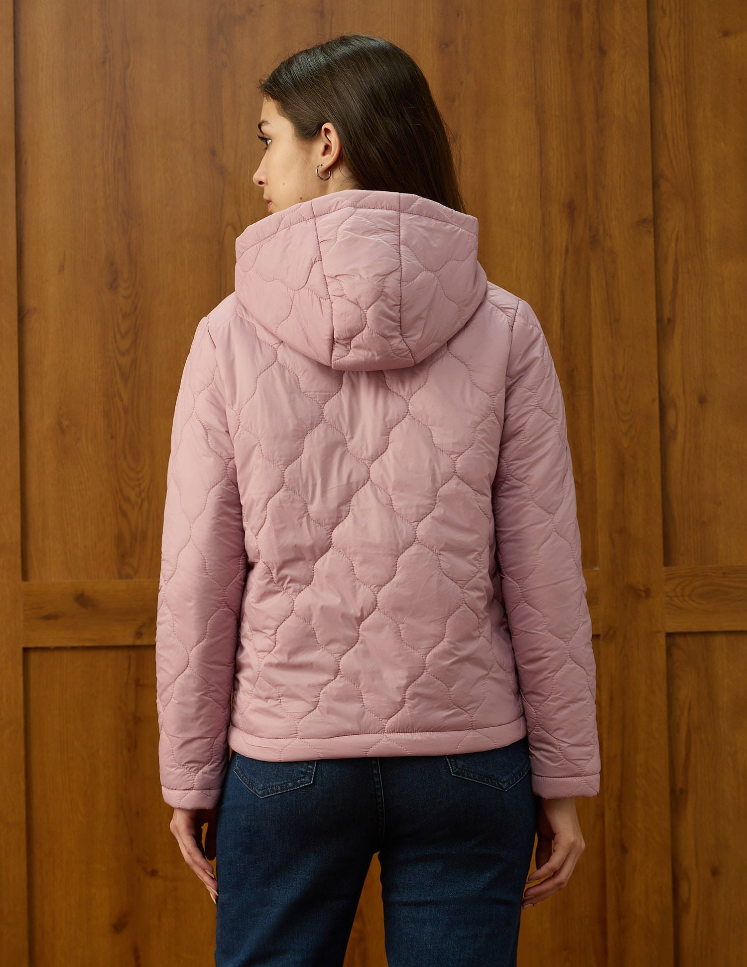 Solid Quilted Jacket Pink - U.S. POLO ASSN. | Large