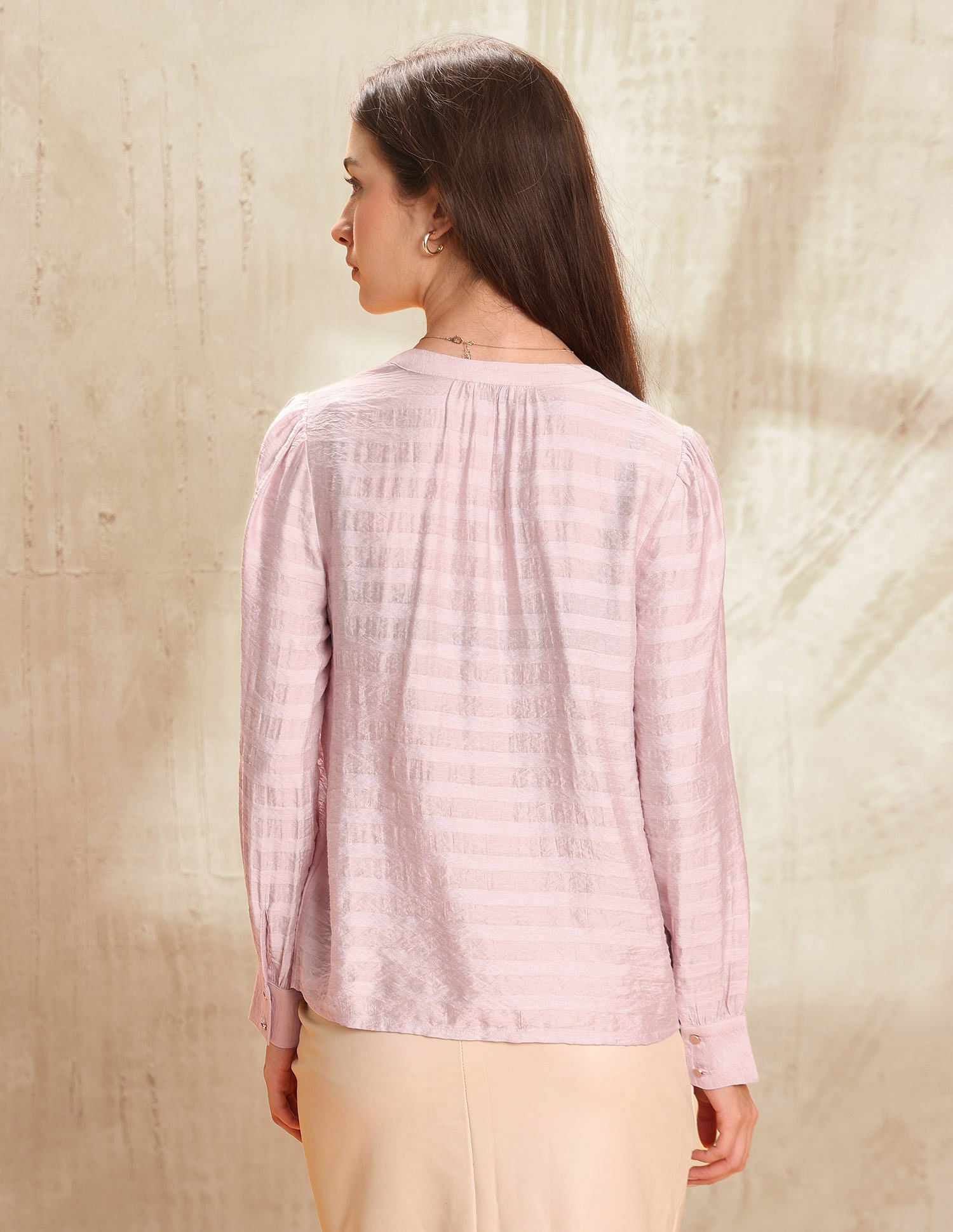 Regular Fit Floral Printed Shirt Dusty Pink - U.S. Polo Assn. India | Large