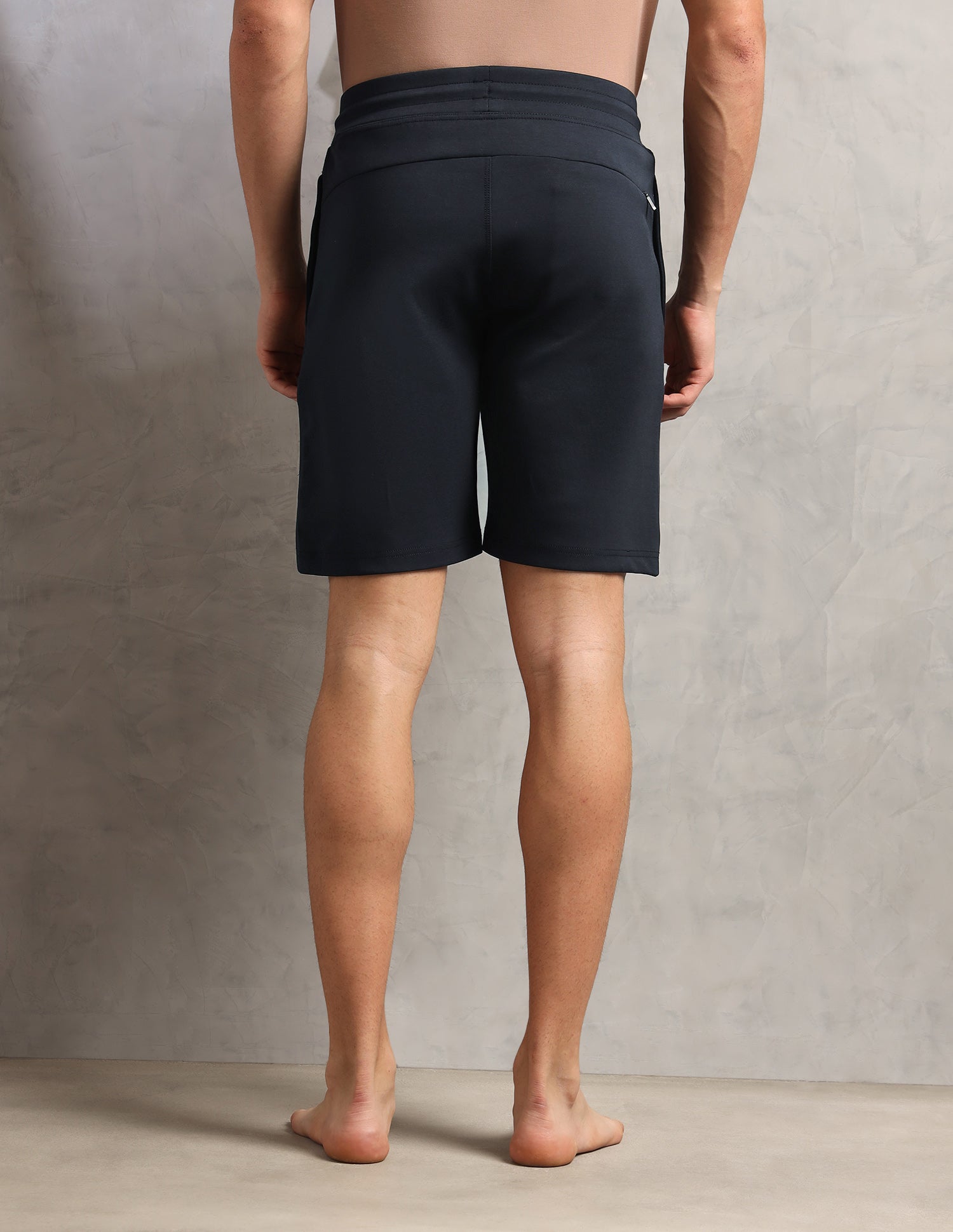 Mid Rise Comfort Fit PS003-PL Lounge Shorts - Pack Of 1 Navy - U.S. Polo Assn. India | Large