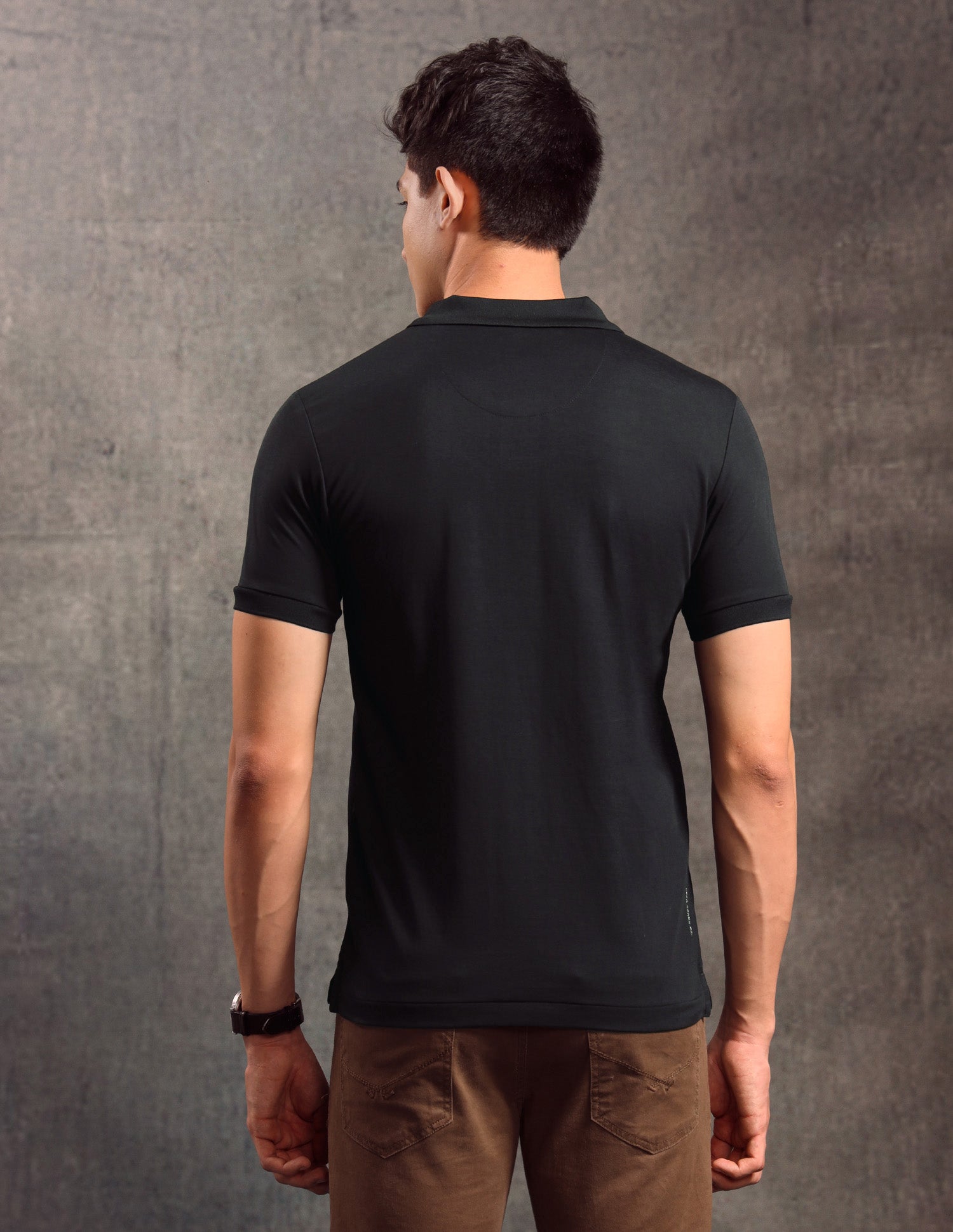 Graphic Printed Regular Fit Polo shirt Black - U.S. POLO ASSN. | Large