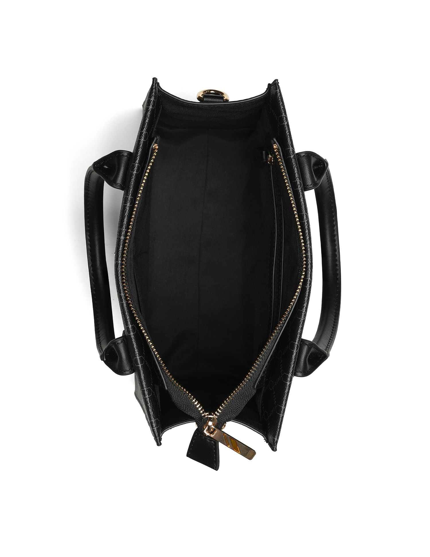 Scarlet Monogram Tote Handbag Black - U.S. POLO ASSN. | Large