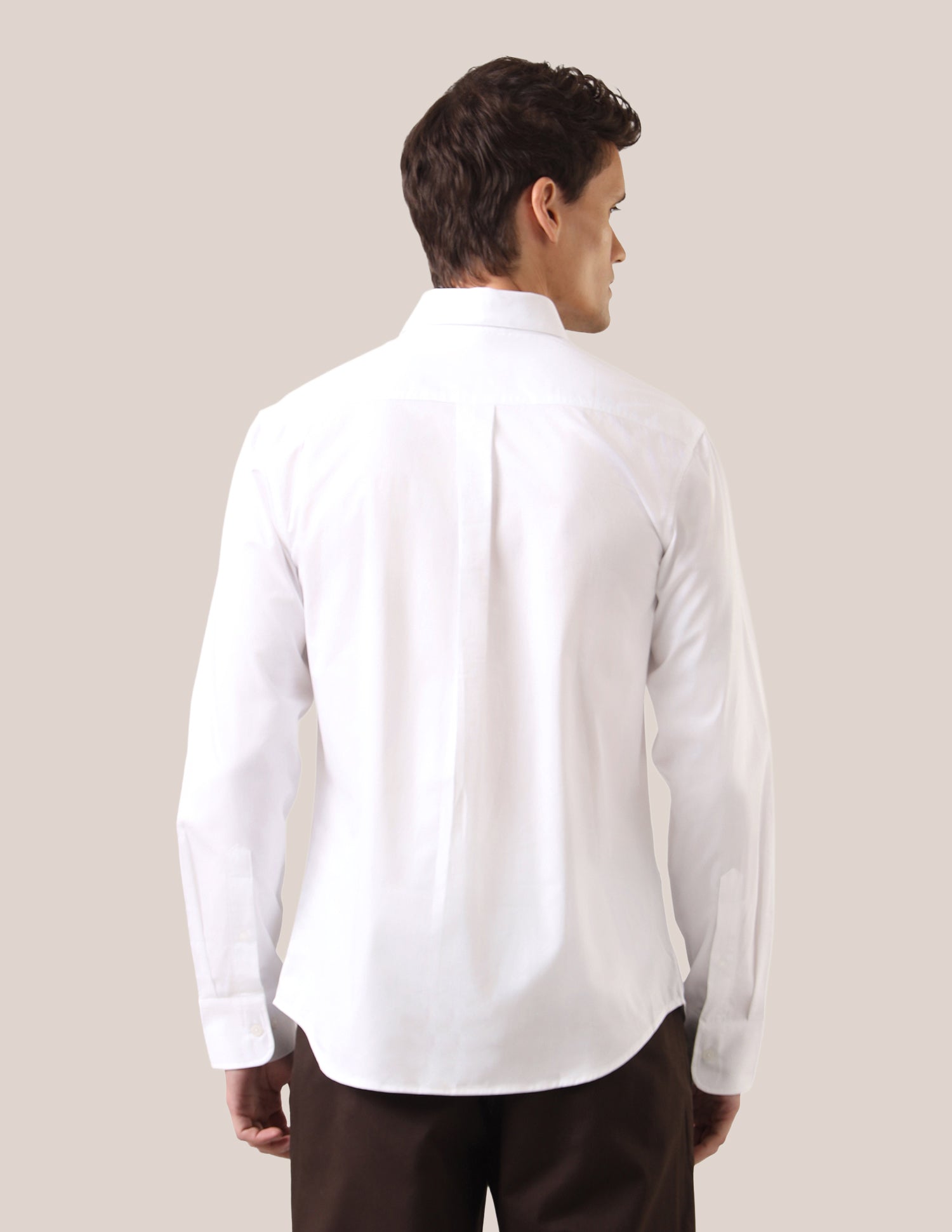 Solid Tailored Fit Shirt White - U.S. Polo Assn. India | Large