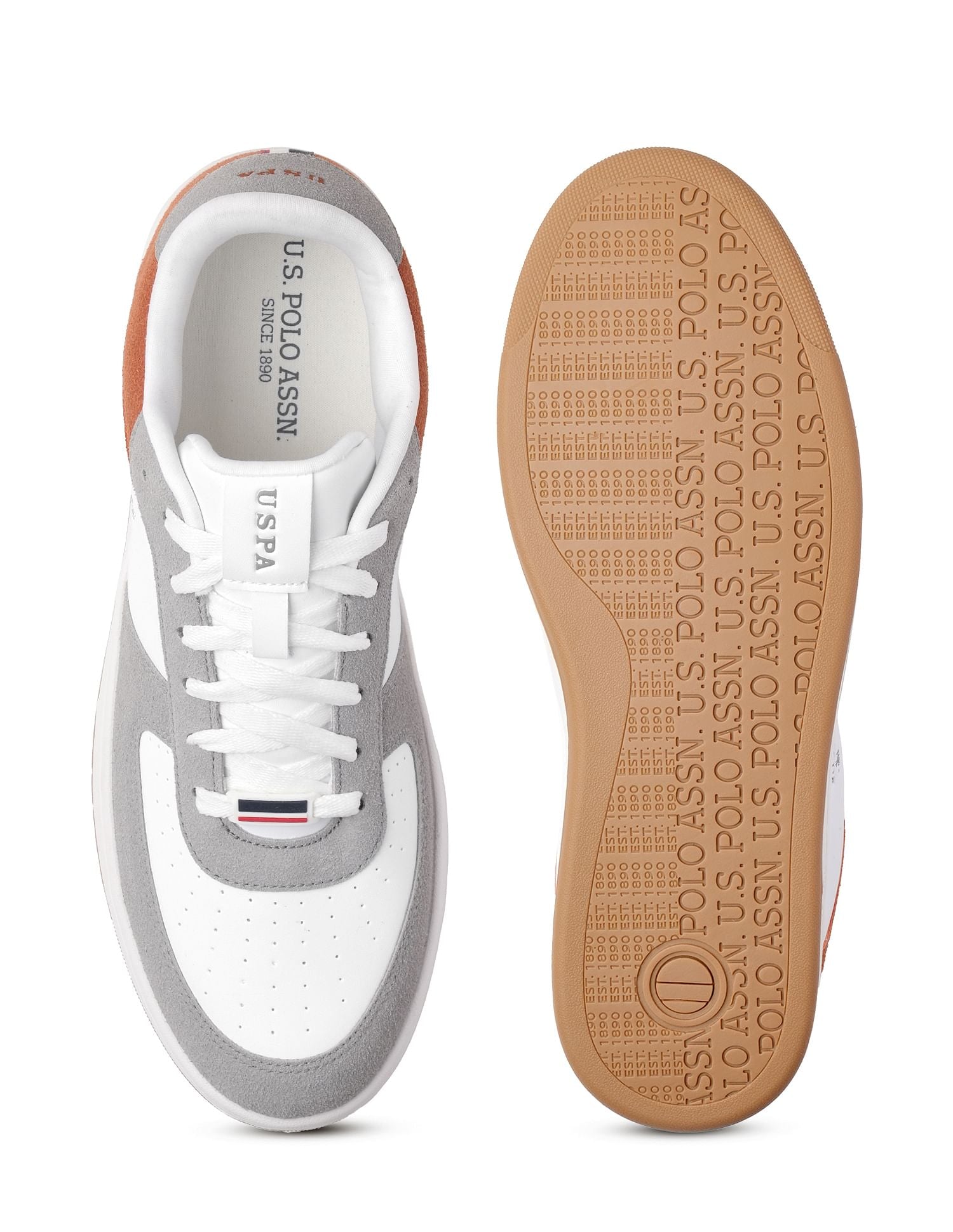 Feder Solid Casual Sneakers Grey - U.S. POLO ASSN. | Large