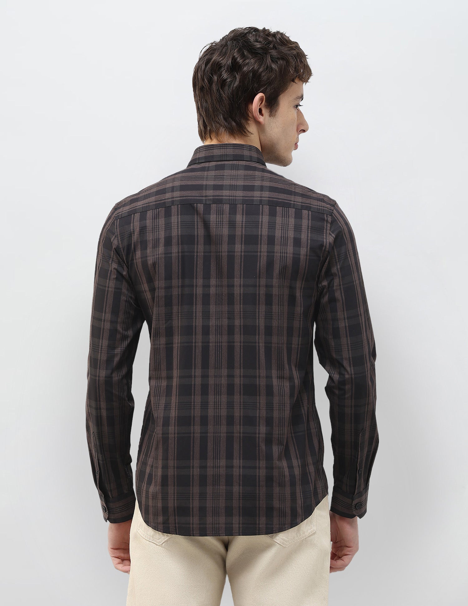 Tartan Checked Regular Fit Shirt Wine - U.S. Polo Assn. India | Large