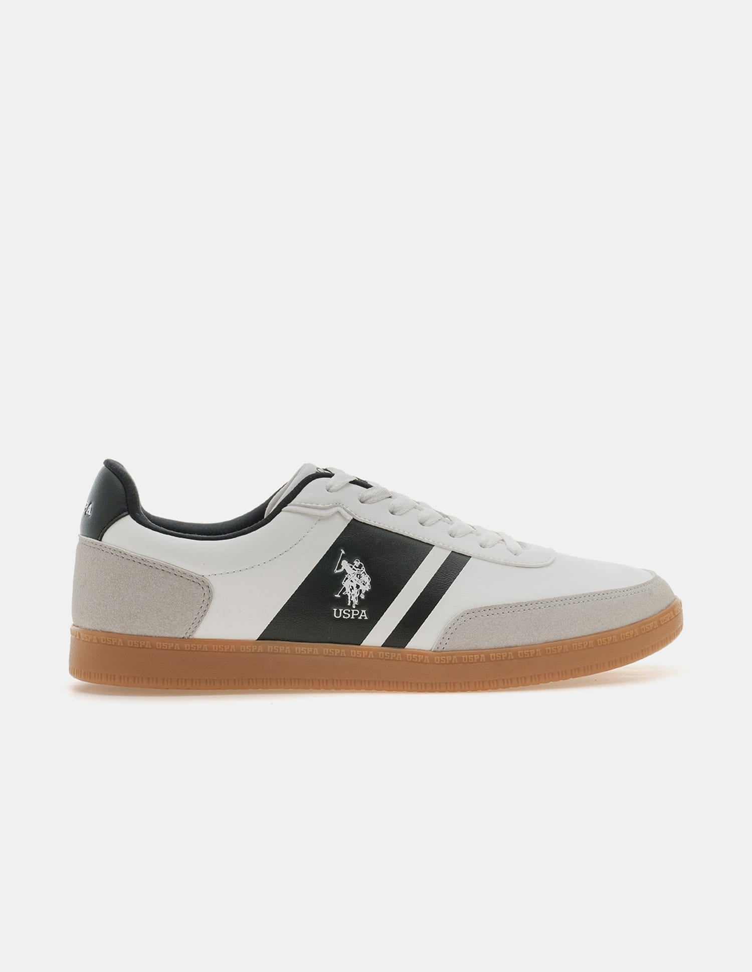 Men Hilton 2.0 Colourblocked Sneakers White - U.S. Polo Assn. India | Large