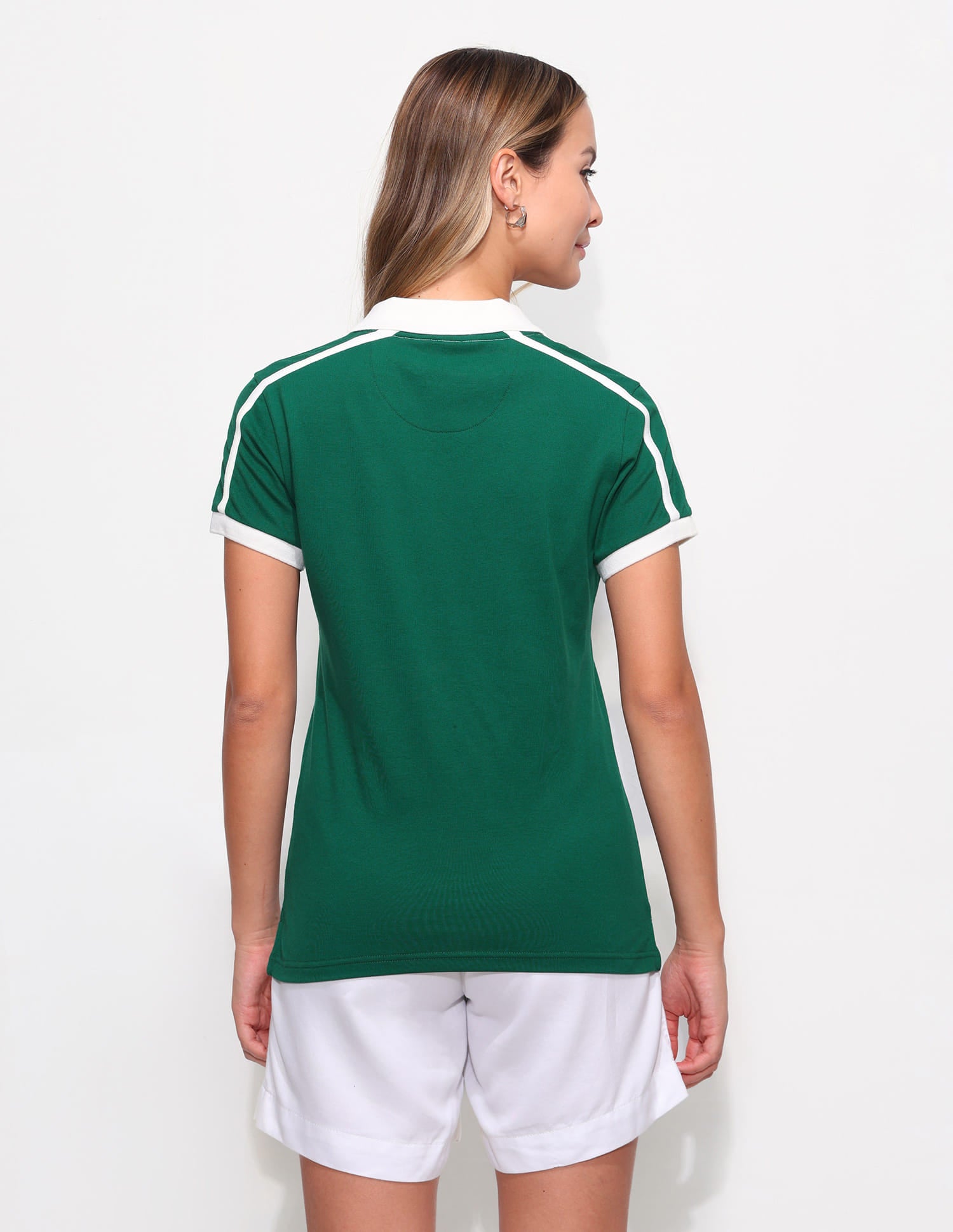 Solid Regular Fit Polo Shirt Green - U.S. Polo Assn. India | Large