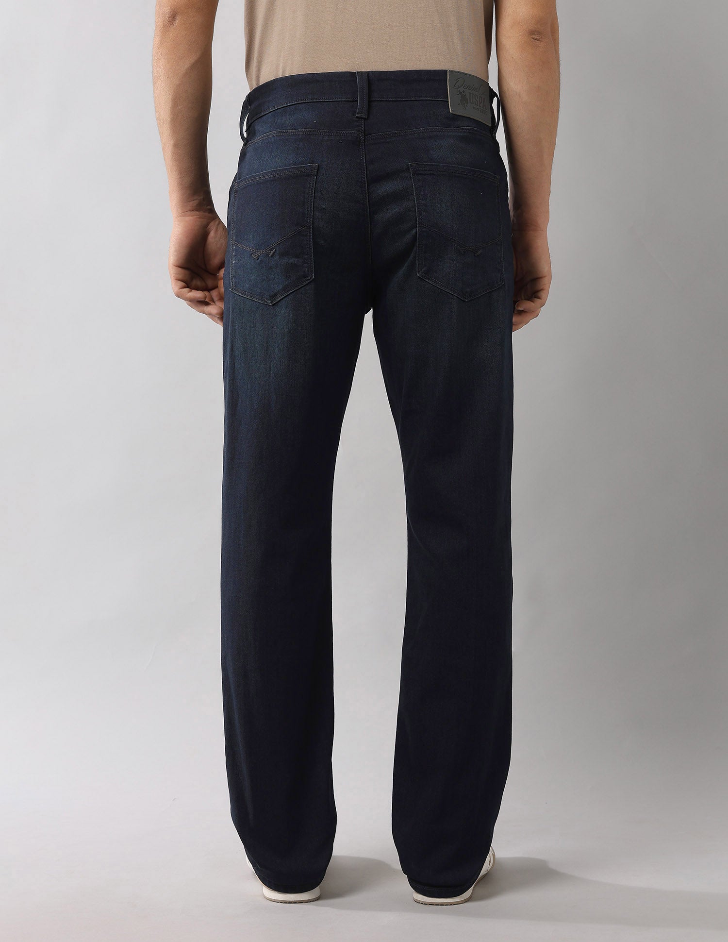 Harold Slim Straight Fit Premium Jeans Blue - U.S. Polo Assn. India | Large