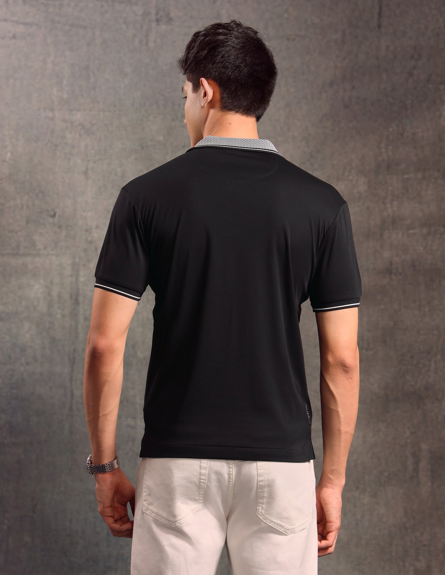 Solid Muscle Fit Polo shirt Black - U.S. POLO ASSN. | Large