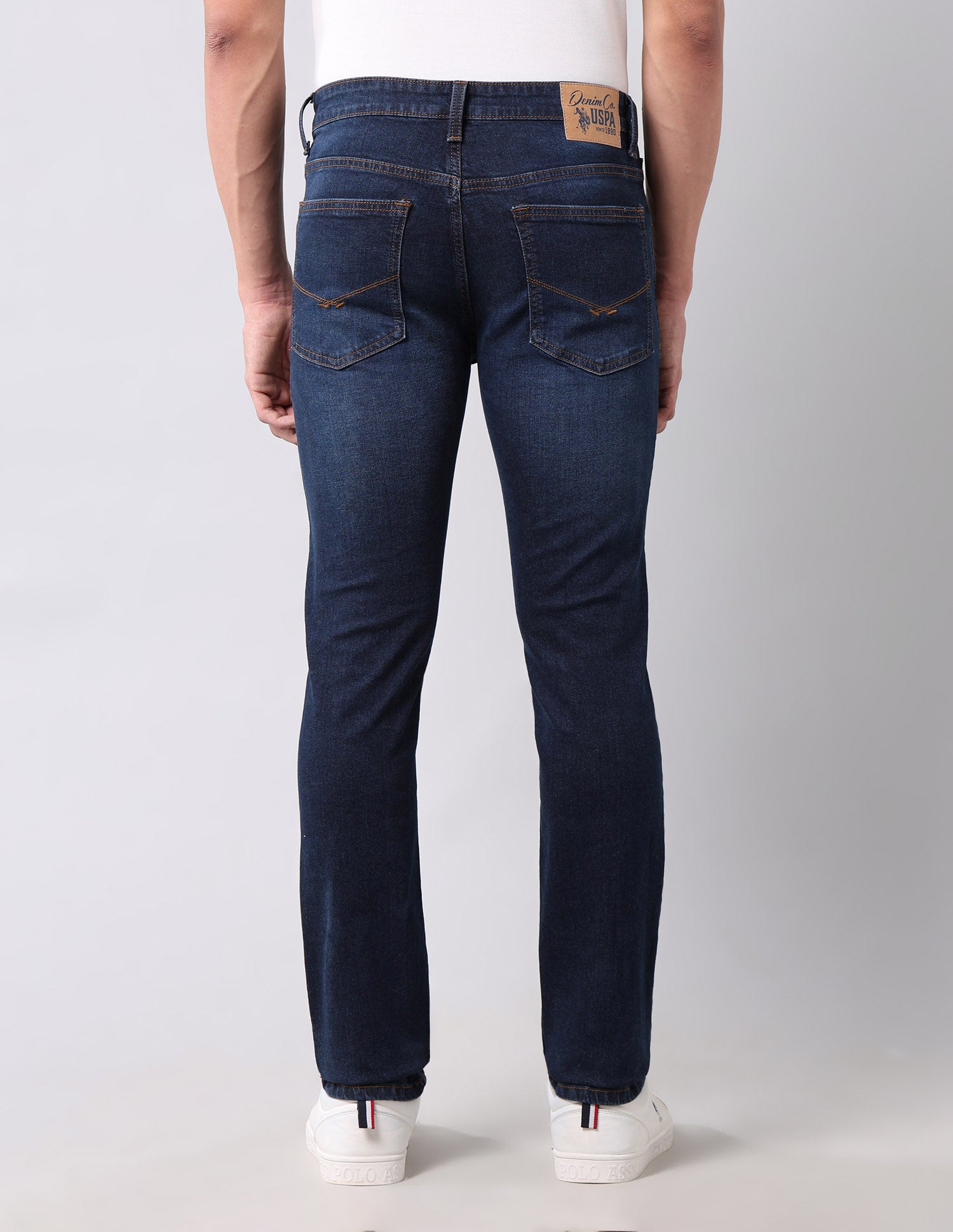 Regallo Skinny Fit Blue Jeans Blue - U.S. Polo Assn. India | Large