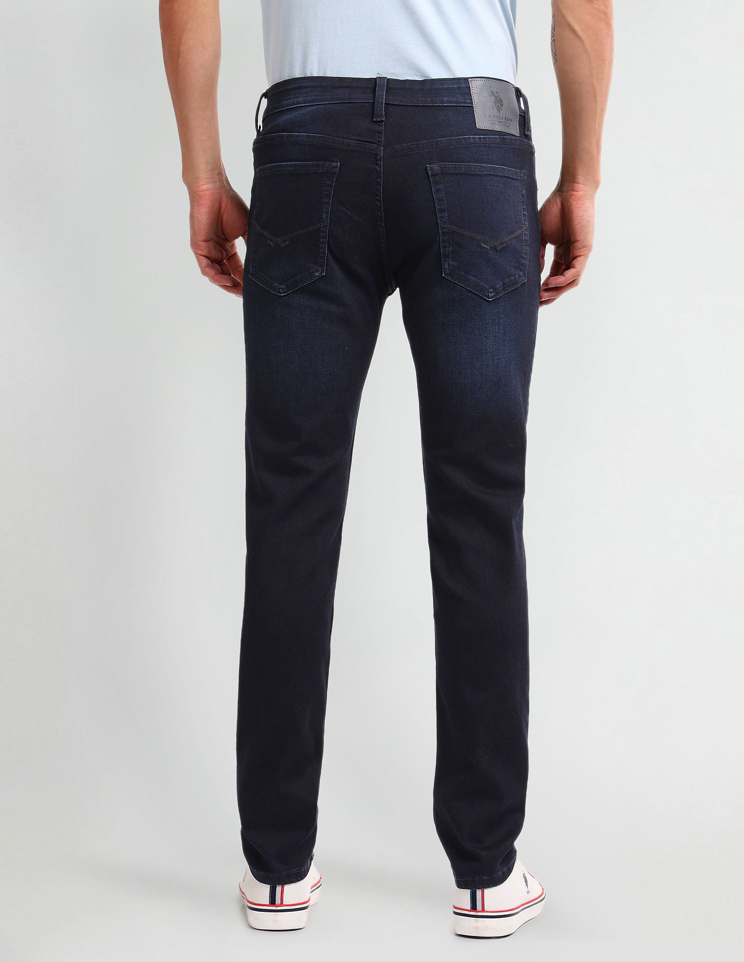 Brandon Slim Tapered Blue Jeans Blue - U.S. Polo Assn. India | Large