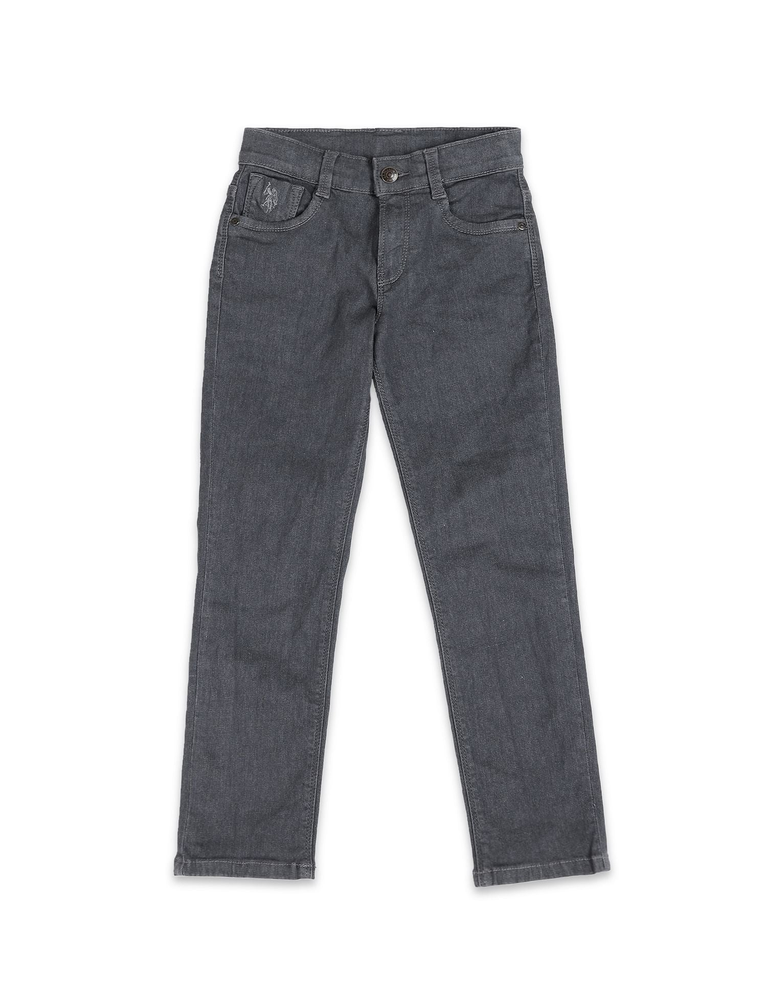 Slim Fit Rinsed Jeans Light Grey - U.S. POLO ASSN. | Large