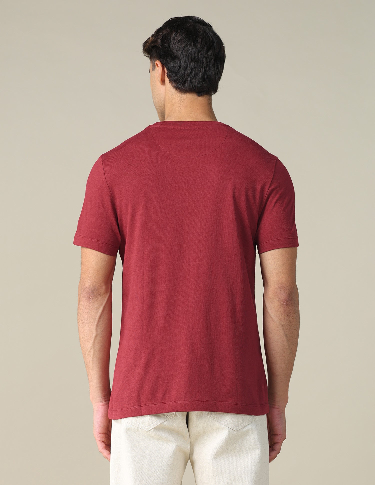 Regular Fit Solid T-shirt Red - U.S. POLO ASSN. | Large