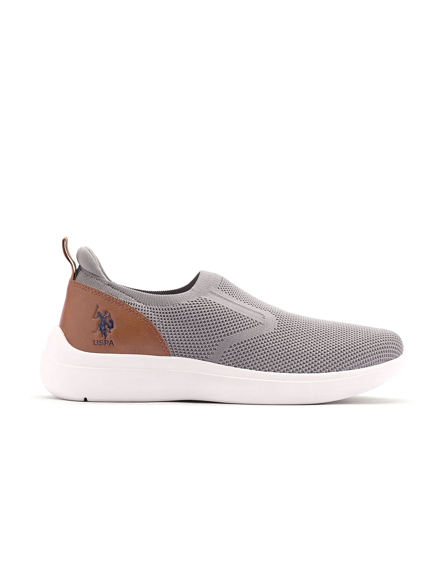 Men Tenore 2.0 Grey Uspa Sport  Sneaker Slip On Grey - U.S. Polo Assn. India | Large