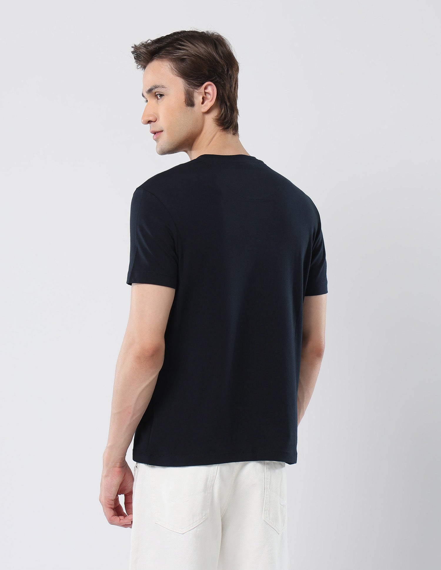 Brand Printed 135 Anniversary T-Shirt Navy - U.S. Polo Assn. India | Large