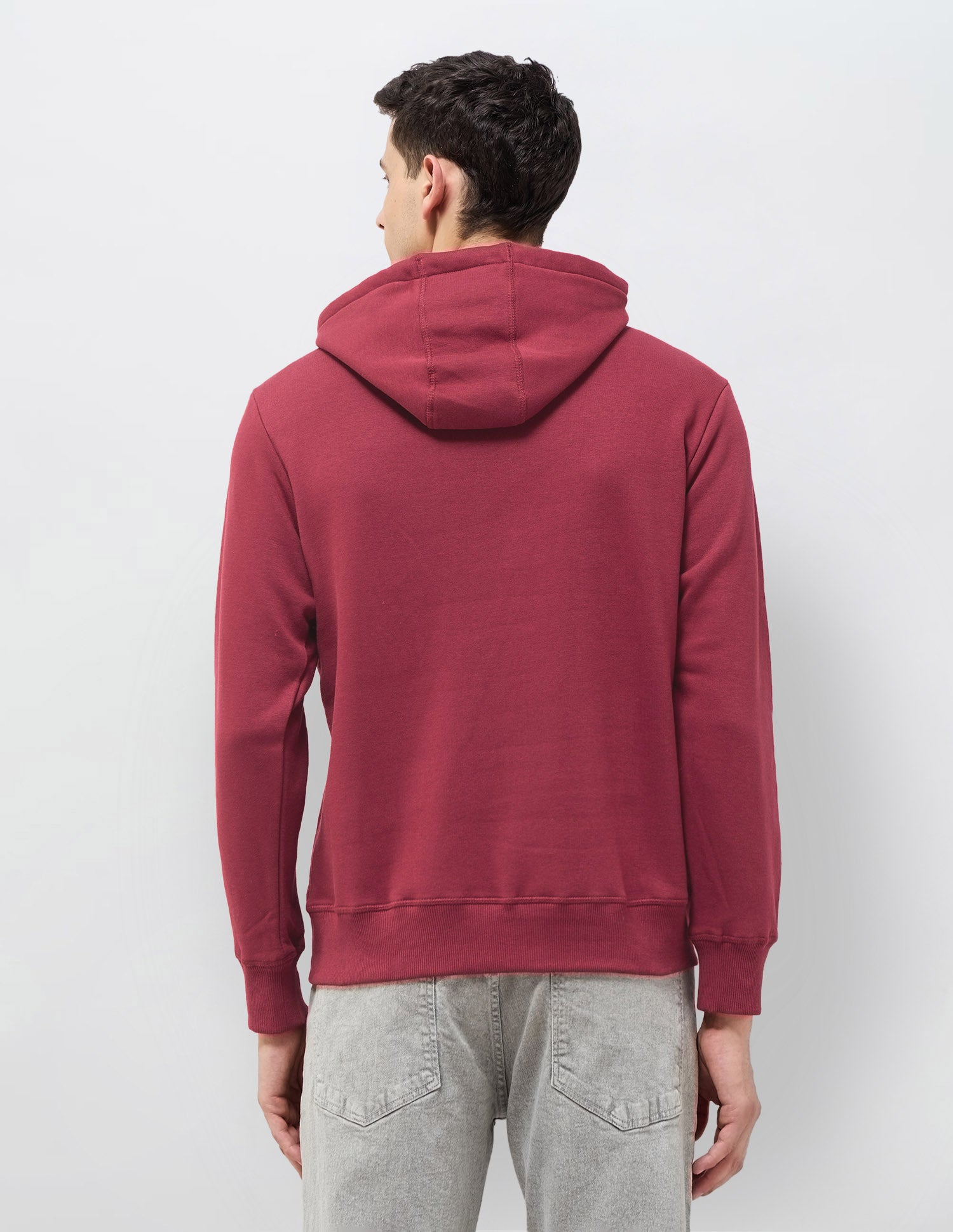 Brand Embroidered Regular Fit Sweatshirt Maroon - U.S. POLO ASSN. | Large