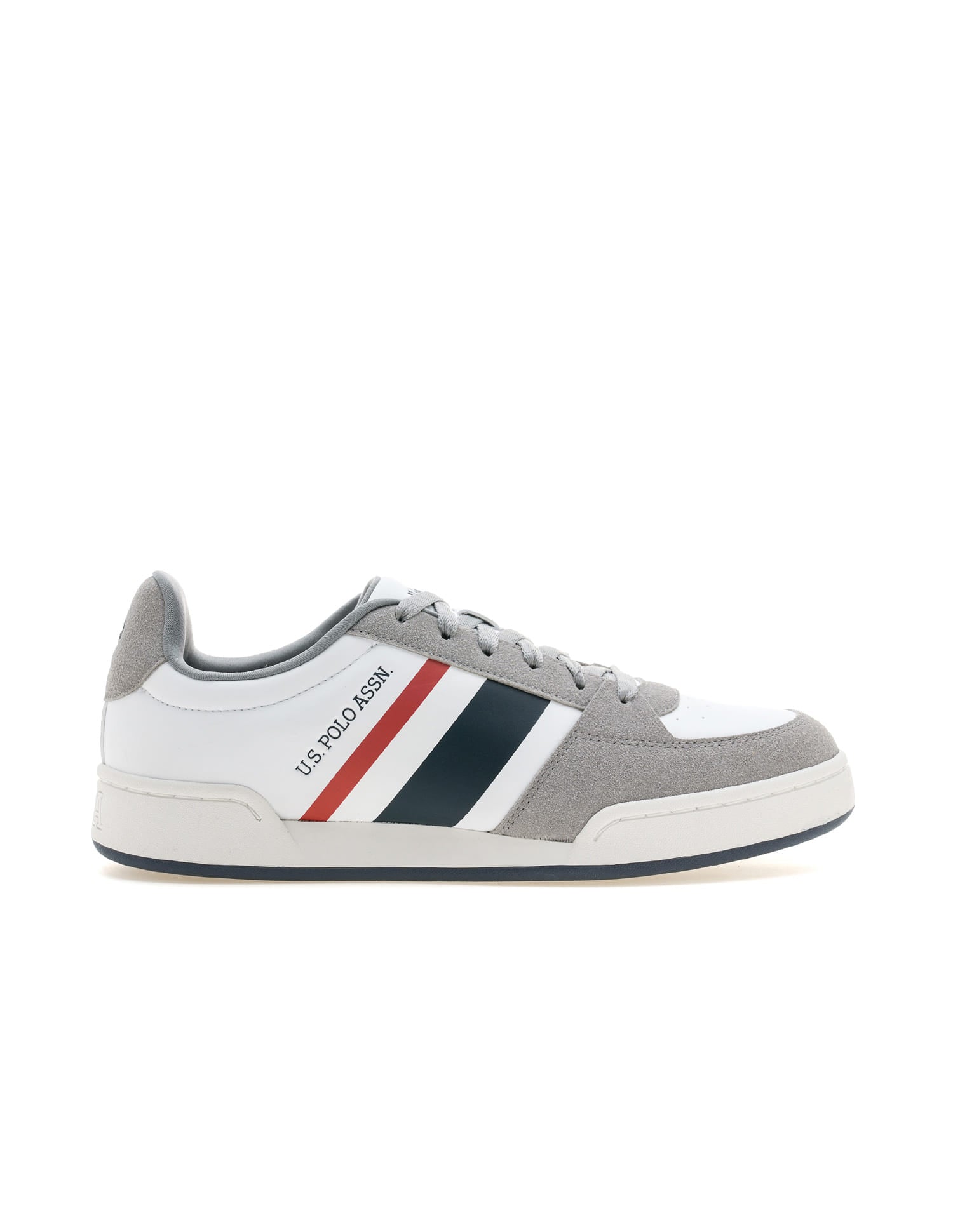 Men Roger Colourblocked Sneakers White - U.S. Polo Assn. India | Large