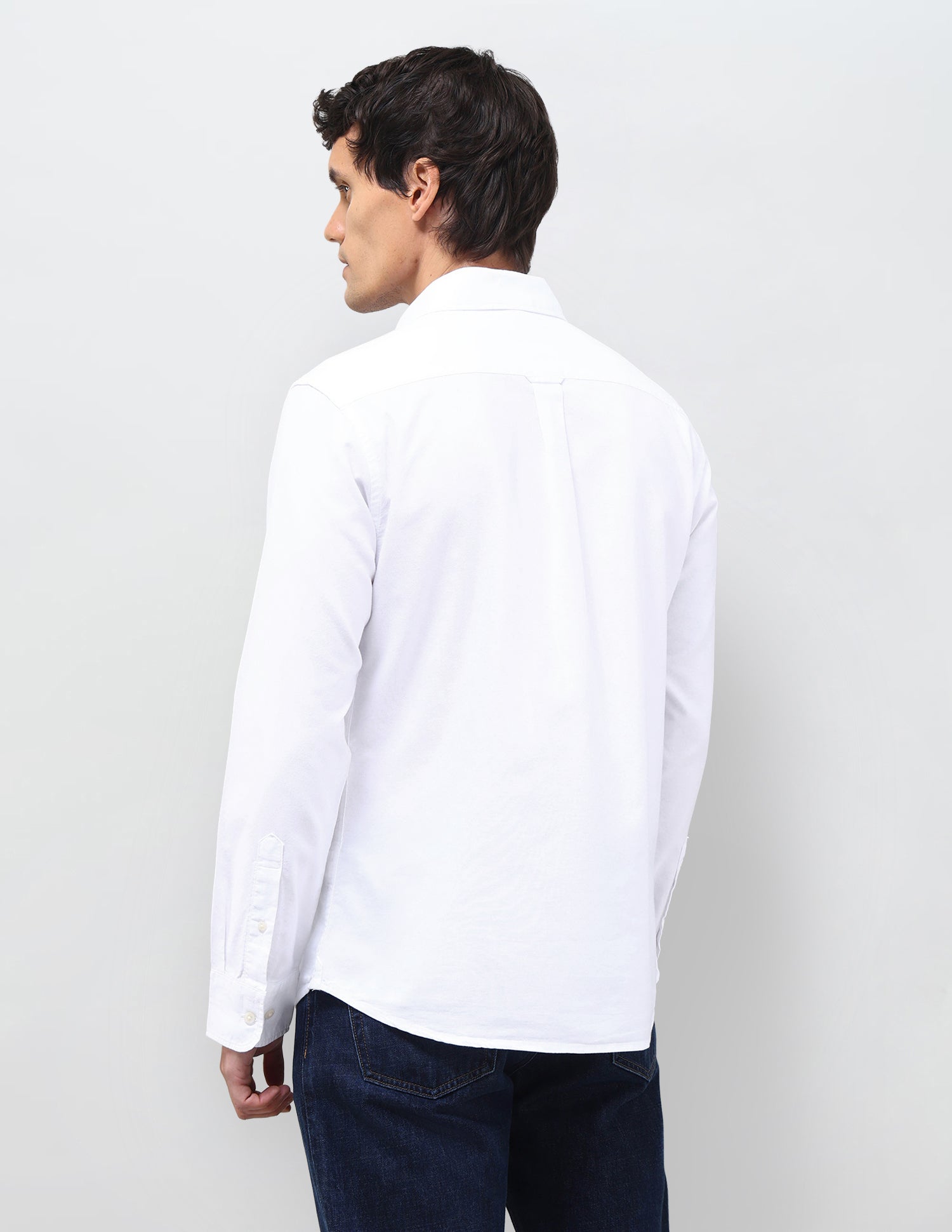 Oxford Tailored Fit Shirt White - U.S. Polo Assn. India | Large