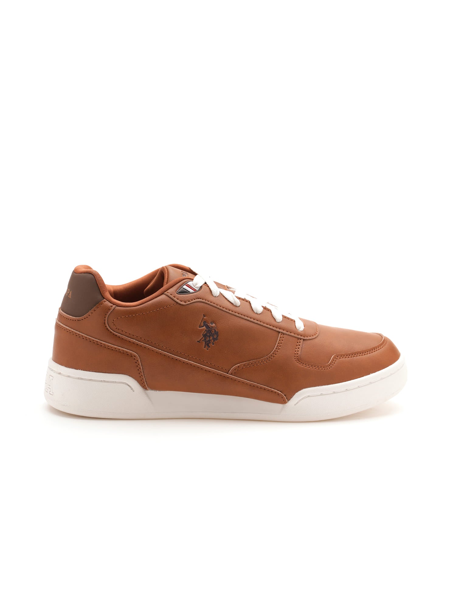 Men Valentin Solid Sneaker Tan - U.S. Polo Assn. India | Large