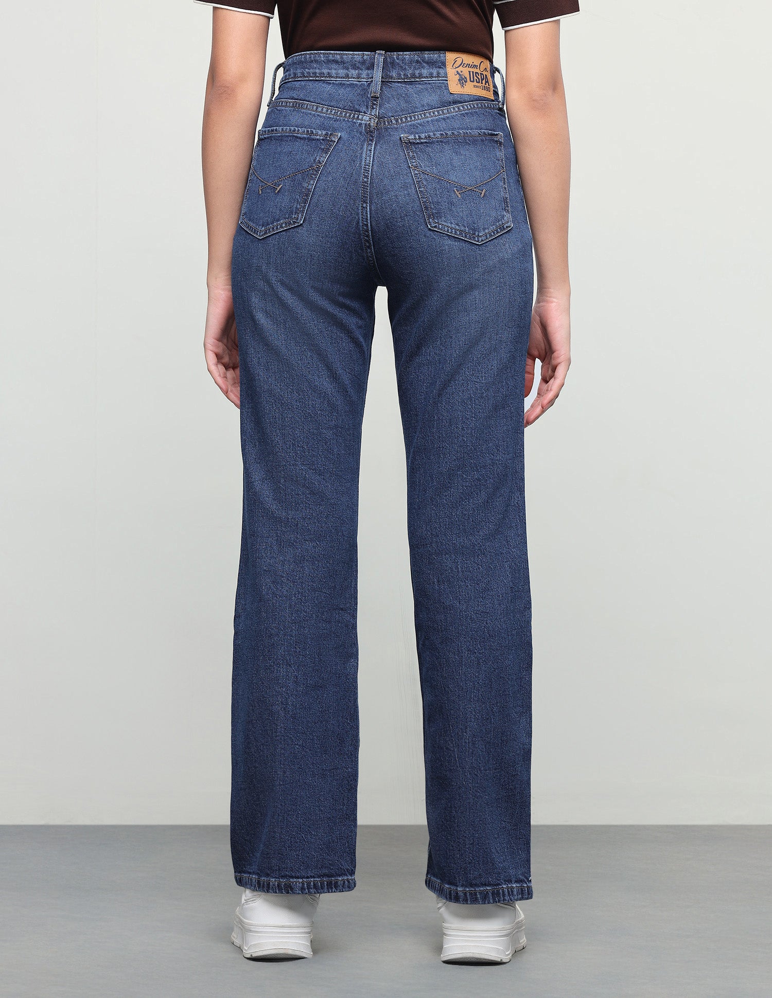 Bootcut Fit Blue Jeans Dark Blue - U.S. Polo Assn. India | Large