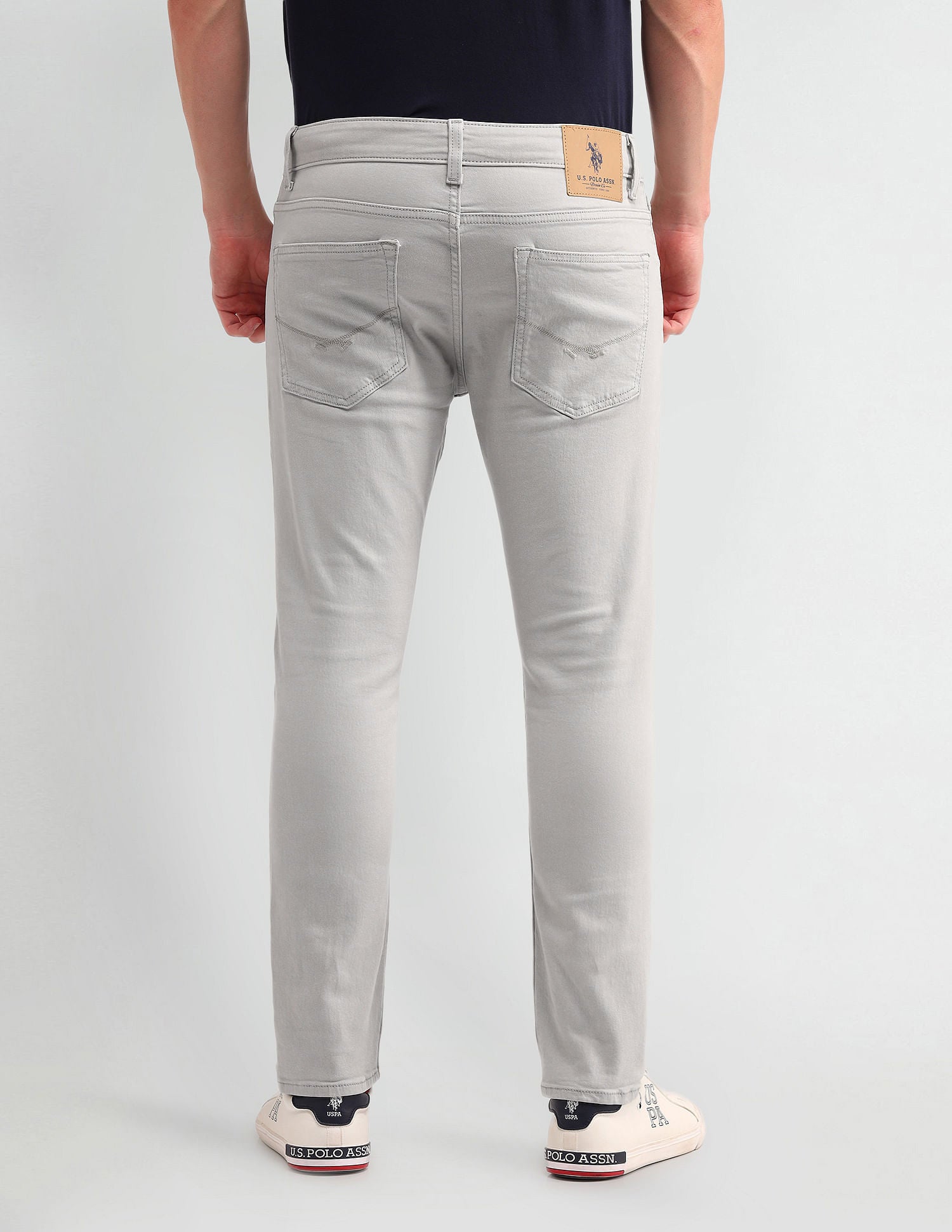 Henry Cropped Fit Jeans Grey - U.S. POLO ASSN. | Large