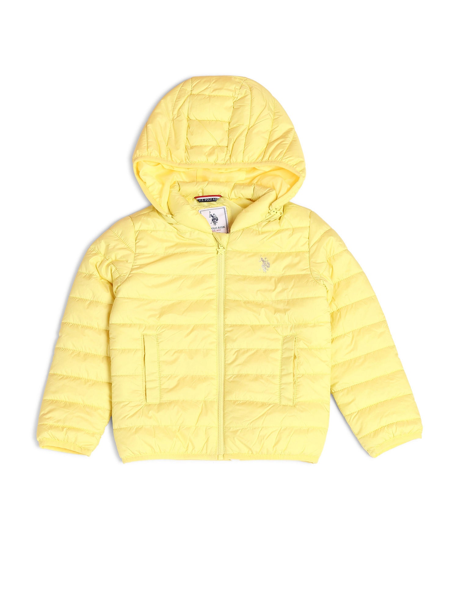 Girls Travel Friendly Light Weight Jacket Lime - U.S. POLO ASSN. | Large