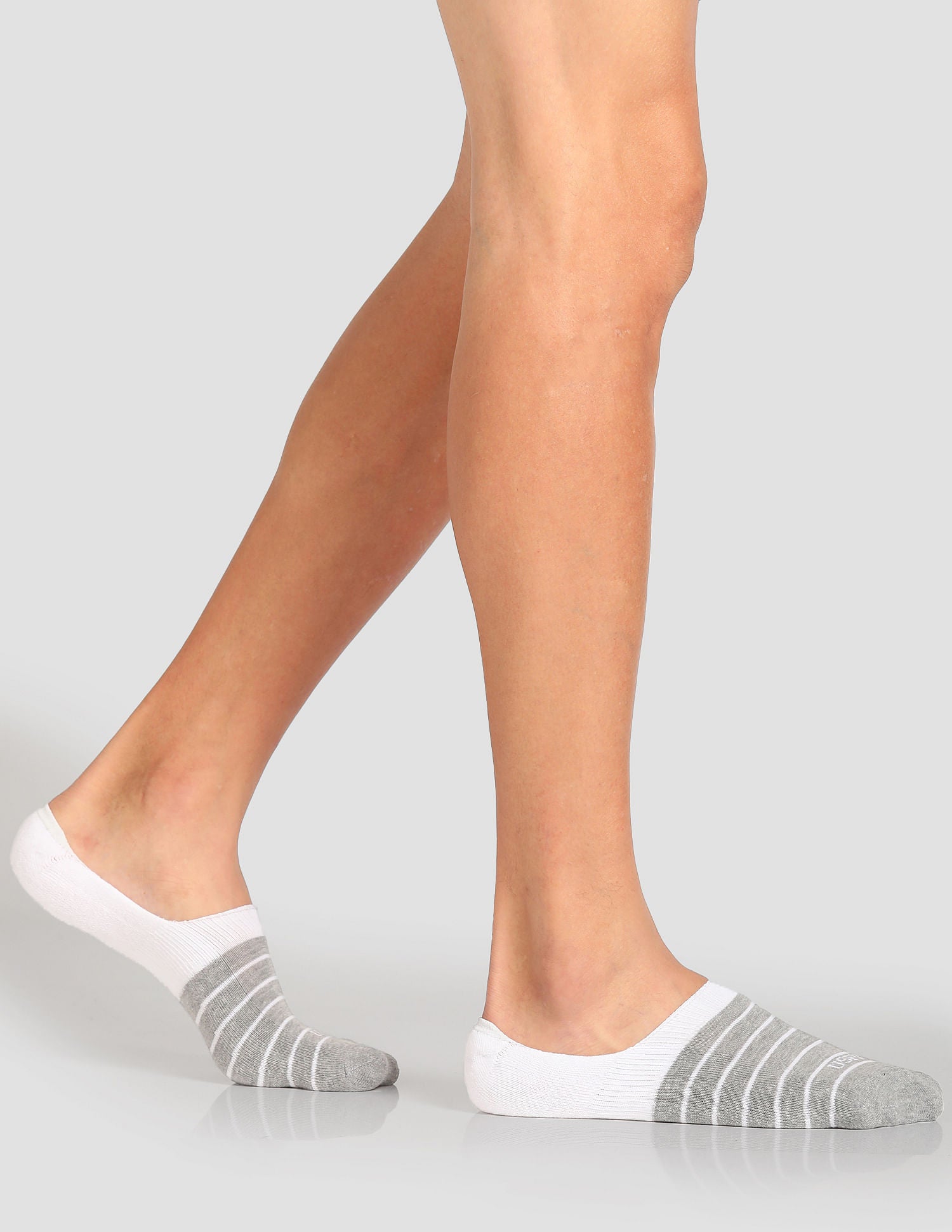 Terry Finish No Show ES004 Socks - Pack Of 3 Black, Navy and White - U.S. POLO ASSN. | Large