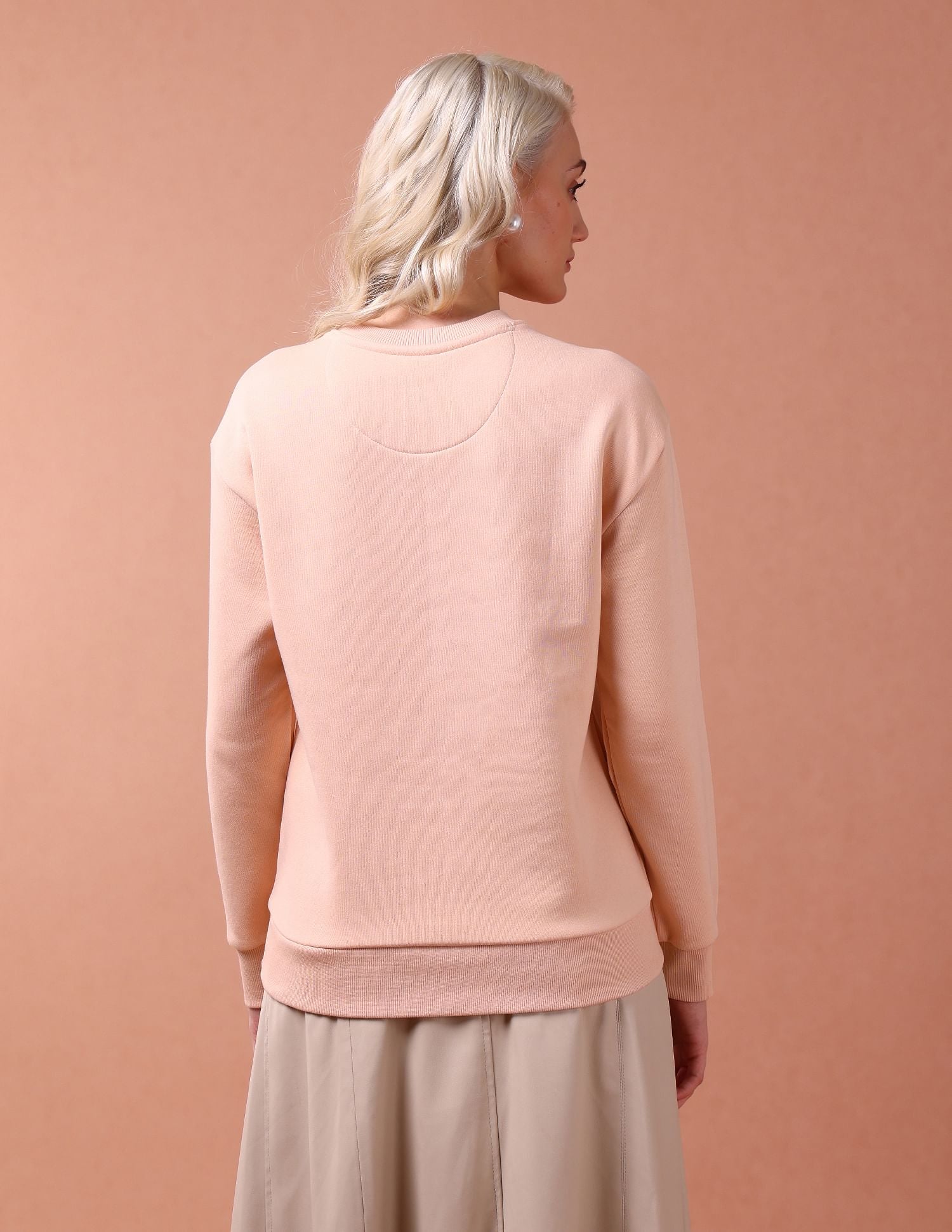 Regular Fit Embroidered Sweatshirt Pink - U.S. POLO ASSN. | Large