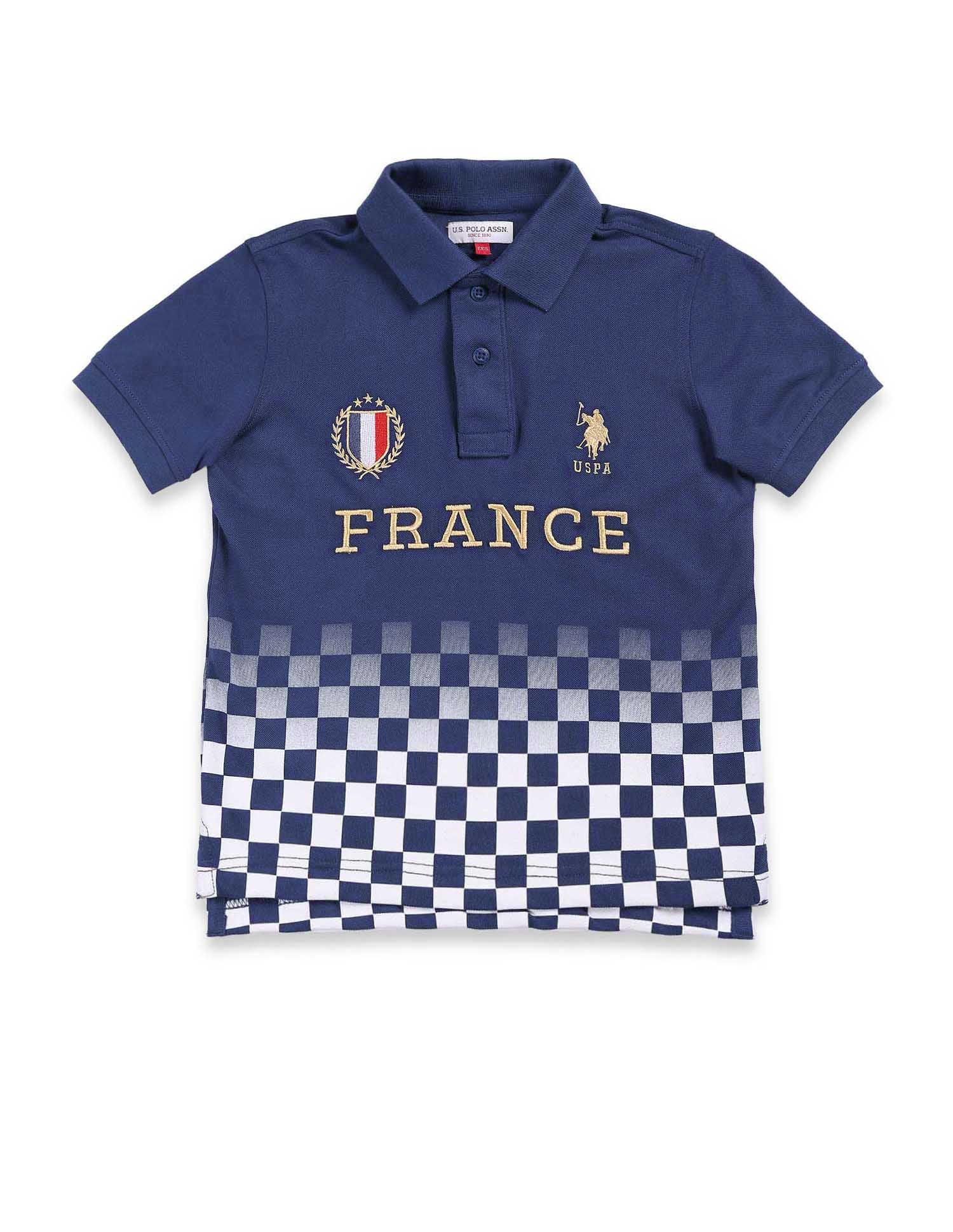 Boys Embroidered Polo Shirt Navy - U.S. Polo Assn. India | Large