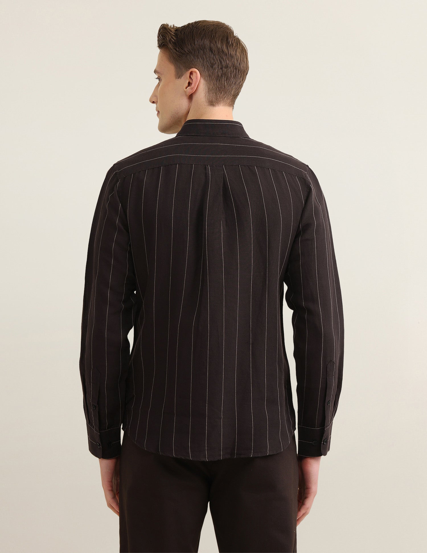 Vertical Striped Sotogrande Shirt Choco - U.S. Polo Assn. India | Large