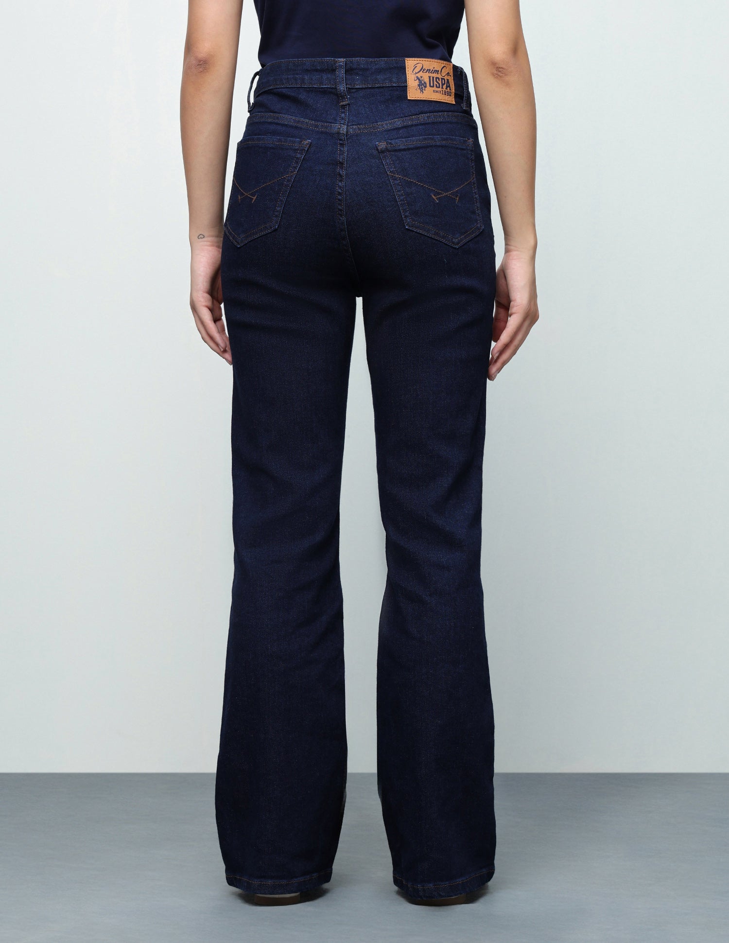 Bootcut Fit Blue Jeans Dark Blue - U.S. Polo Assn. India | Large