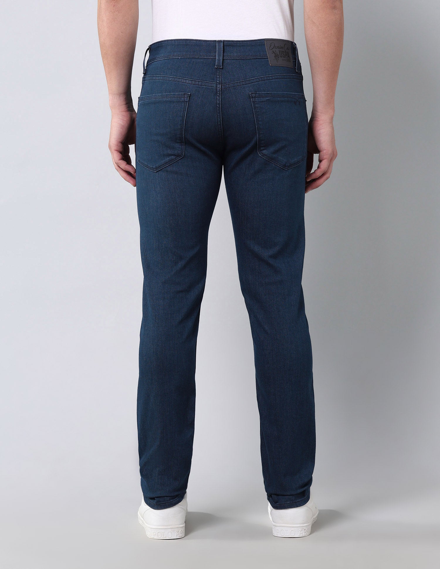 Regallo Skinny Fit Super Stretch Jeans Dark Wash - U.S. Polo Assn. India | Large