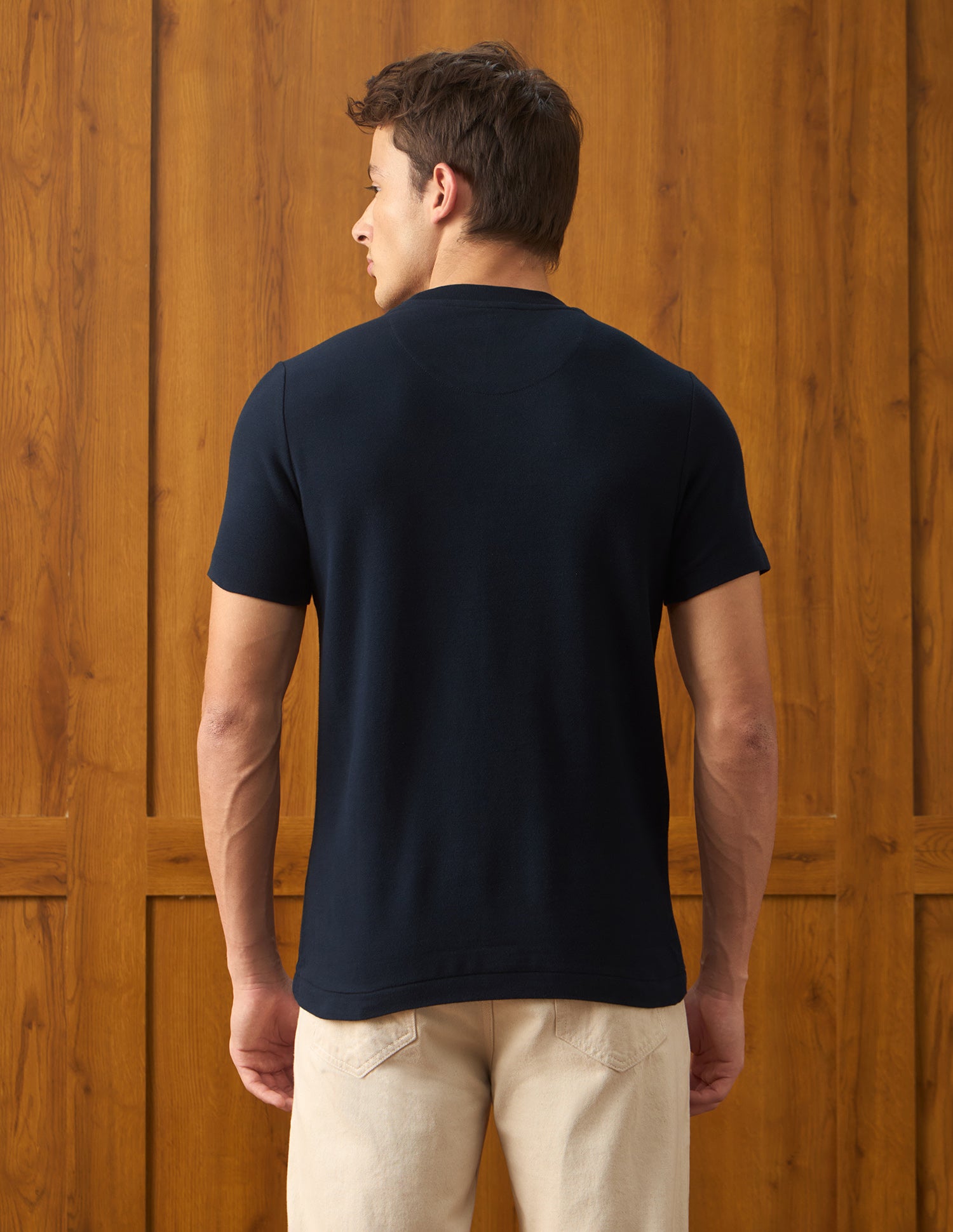 Brand Embroidered Slim Fit T-Shirt Navy - U.S. Polo Assn. India | Large