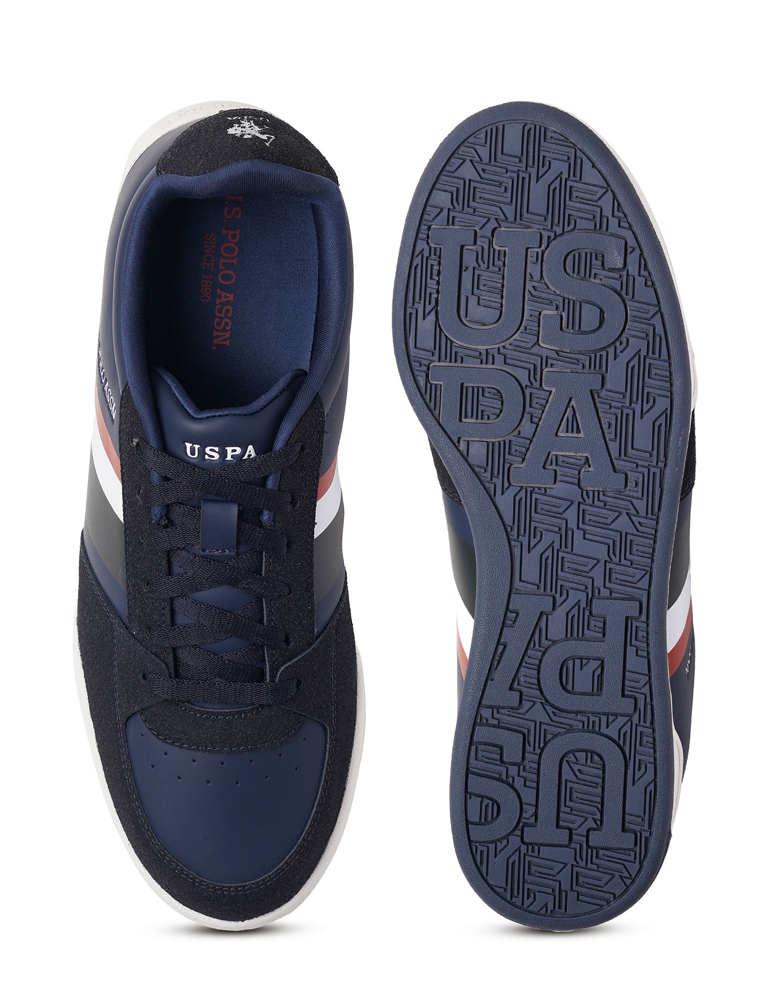 Men Roger Sneakers Navy - U.S. POLO ASSN. | Large