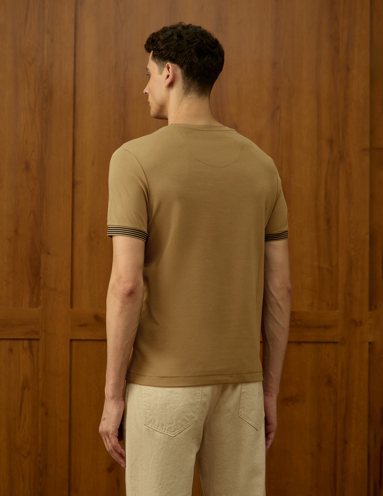 Textured Varsity Theatre T-Shirt Mustard - U.S. POLO ASSN. | Large