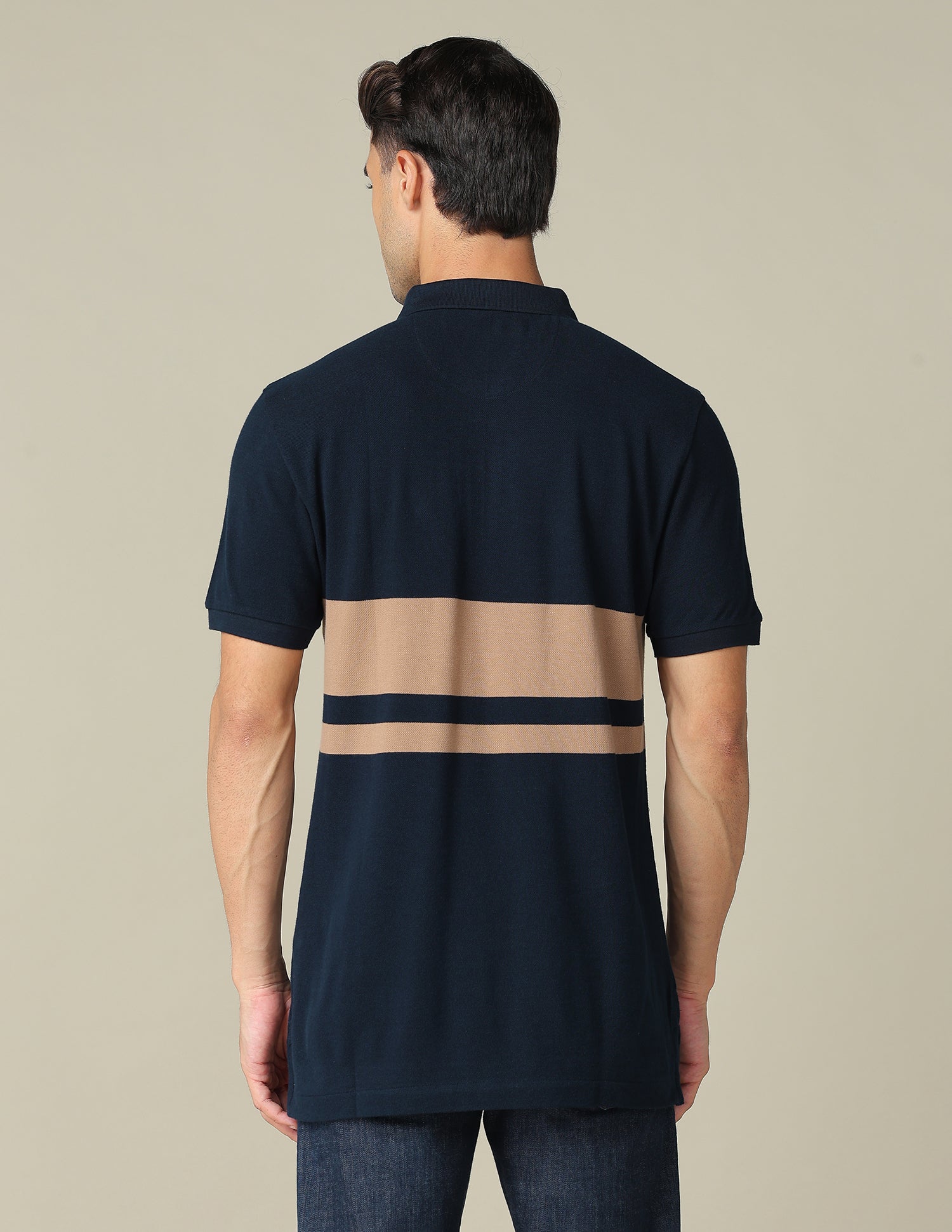 Colourblocked Regular Fit Polo Shirt Navy - U.S. POLO ASSN. | Large