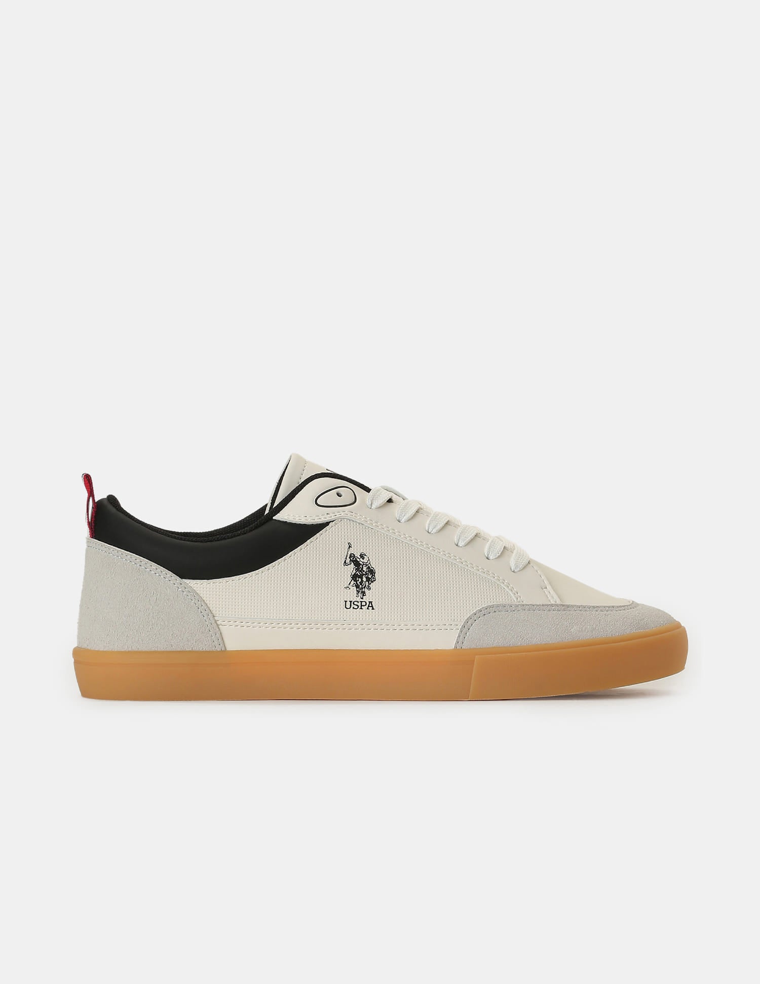 Men Colour Blocked Lucian Sneakers White - U.S. Polo Assn. India | Large