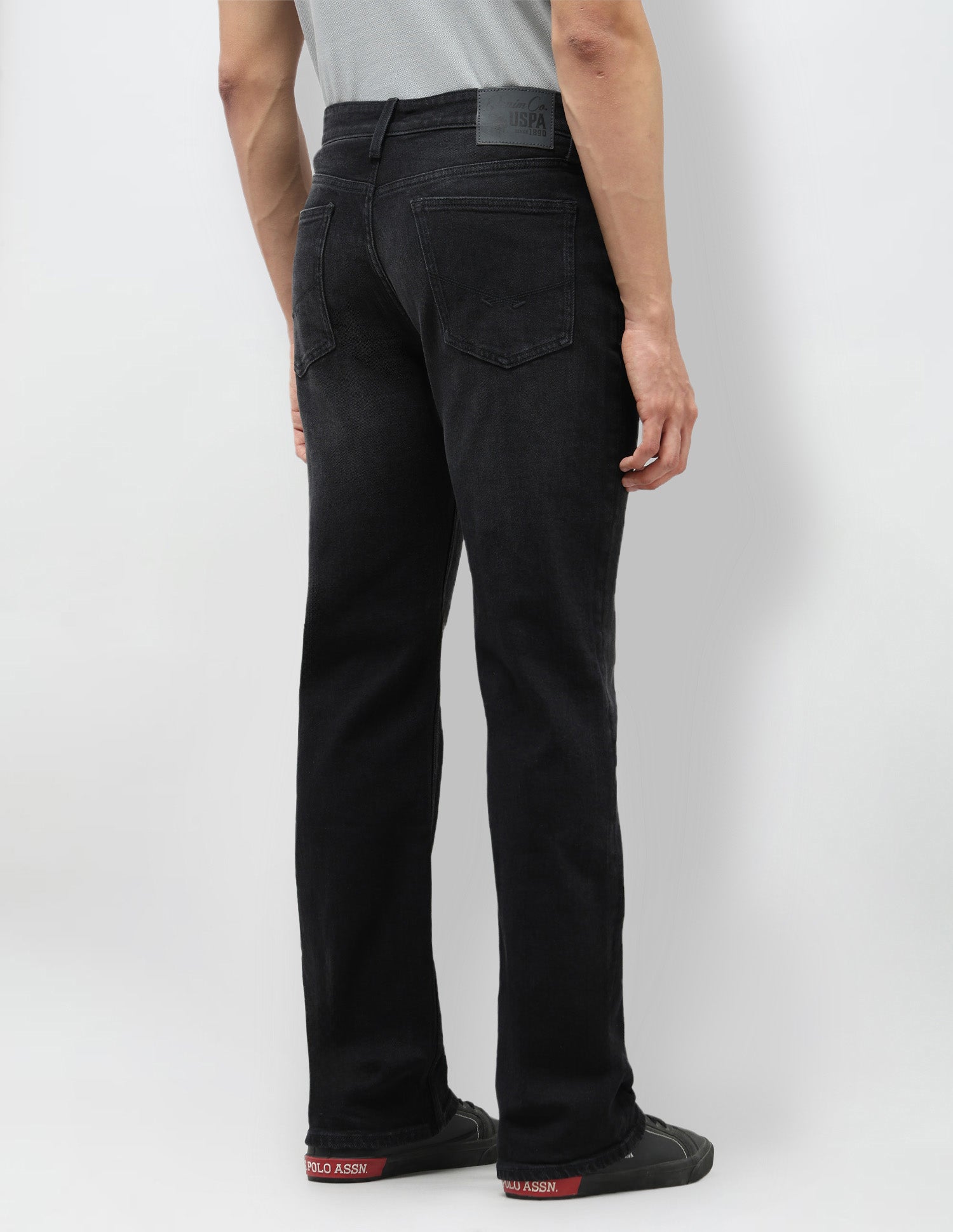 Connor Bootcut Grey Jeans Dark Grey - U.S. POLO ASSN. | Large